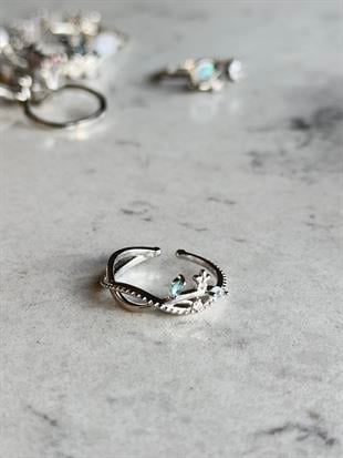 Pinterest Zirkonyum Yüzük (ayarlanır.)
