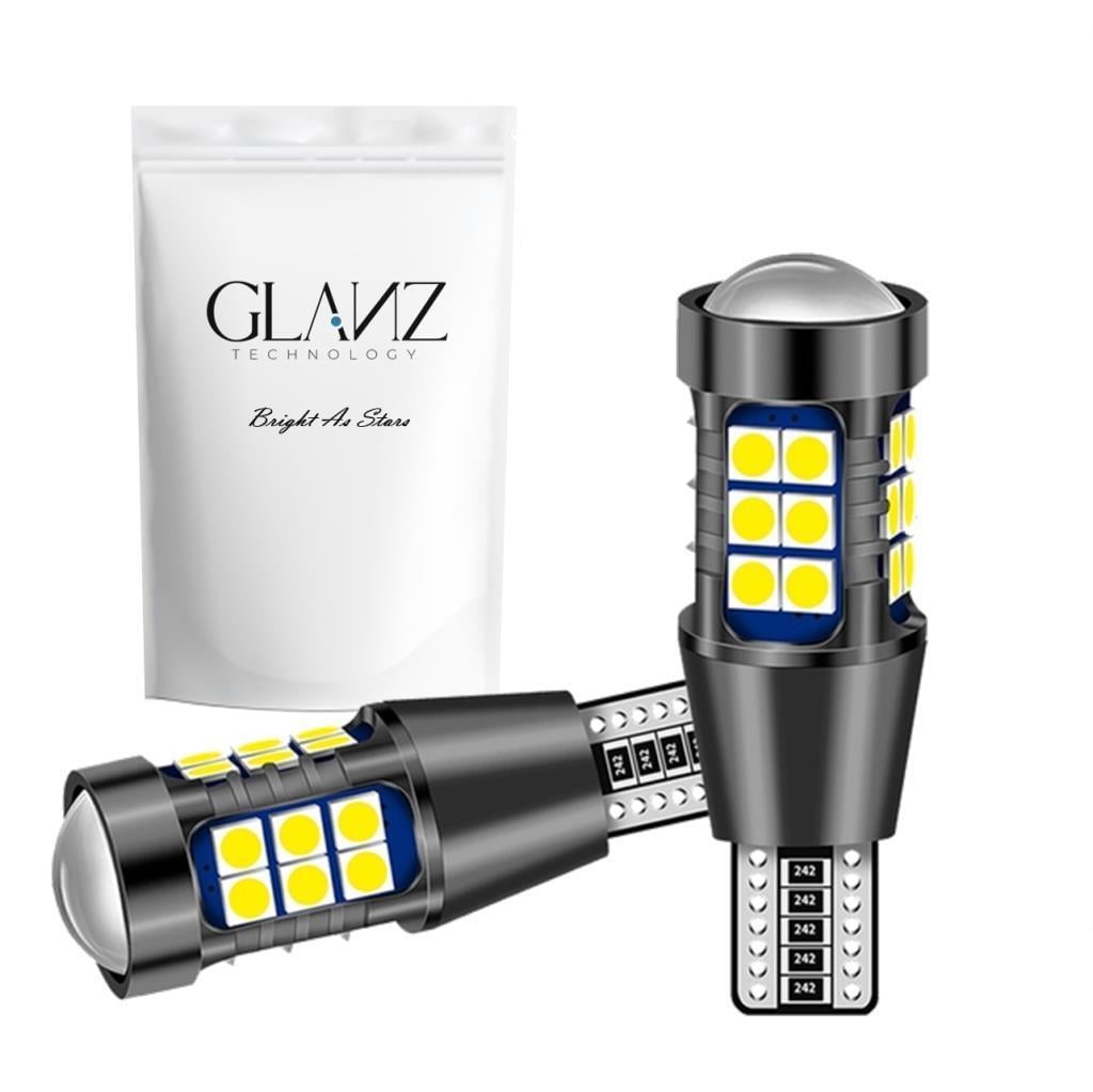 Glanz T15 W16w Yüksek Işık Canbus Led Beyaz Geri Vites Dipsiz Ampül