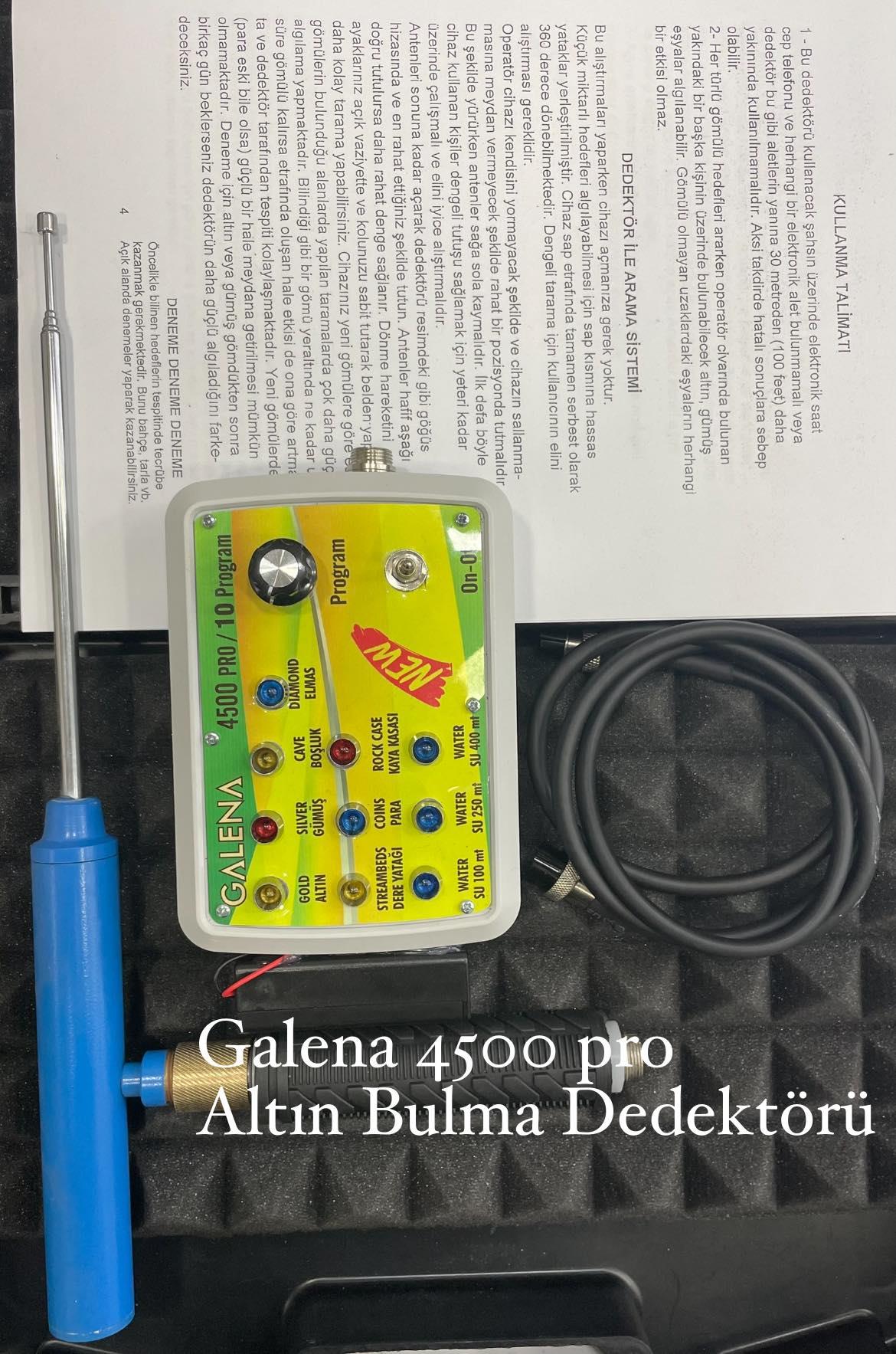 Galena 4500 pro altın bulma dedektörü