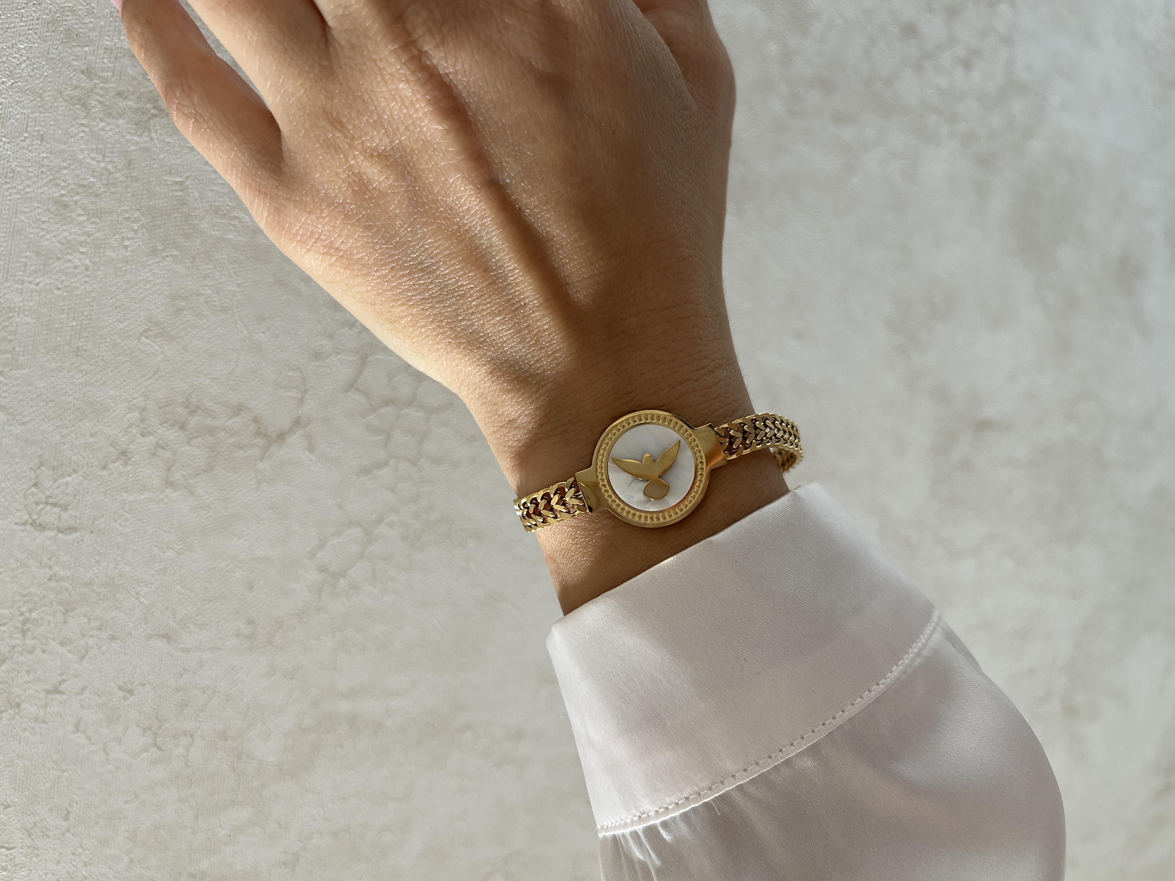 Anka kuşu balık sırtı künye 