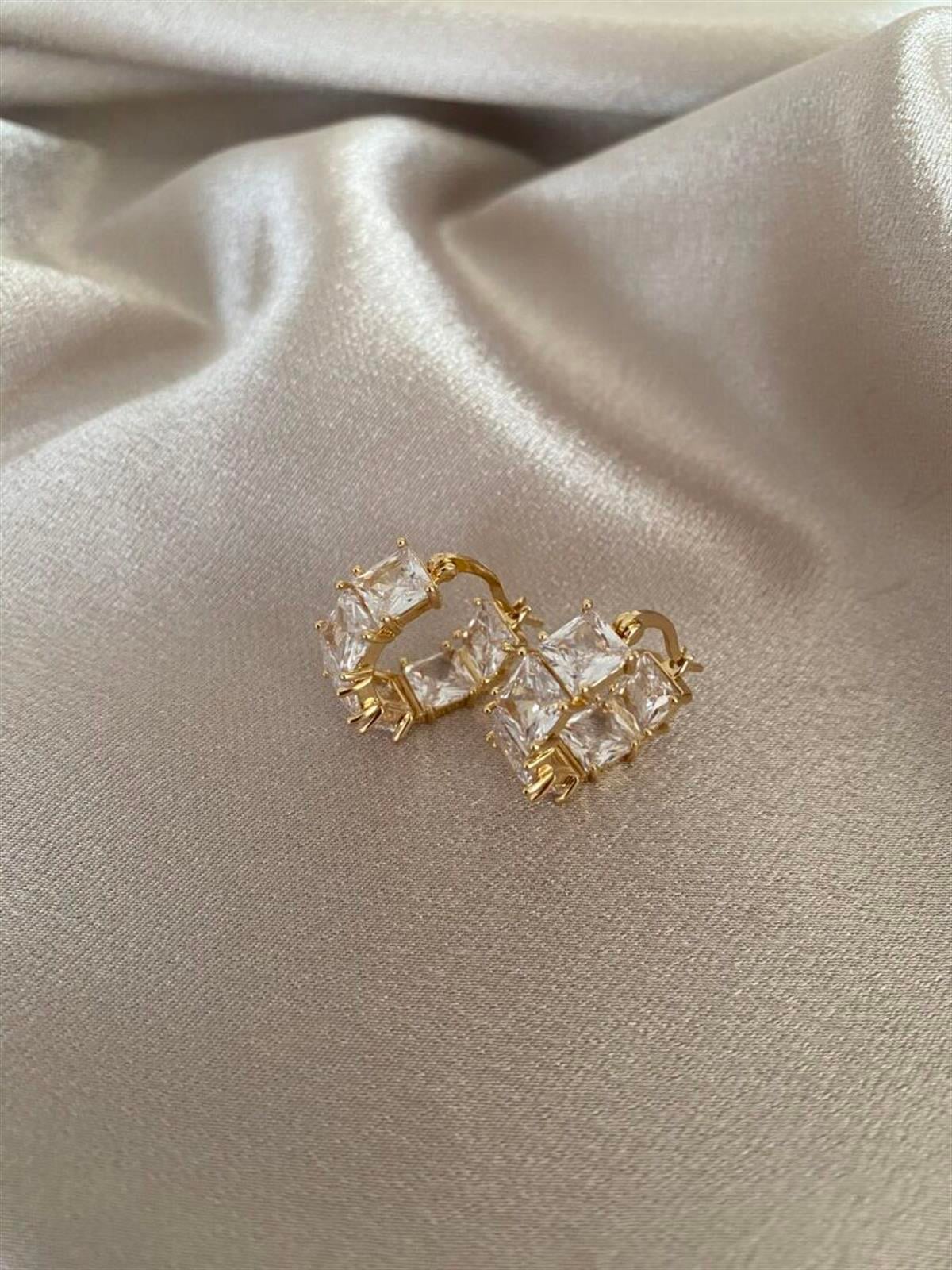 Baget özel seri gold küpe