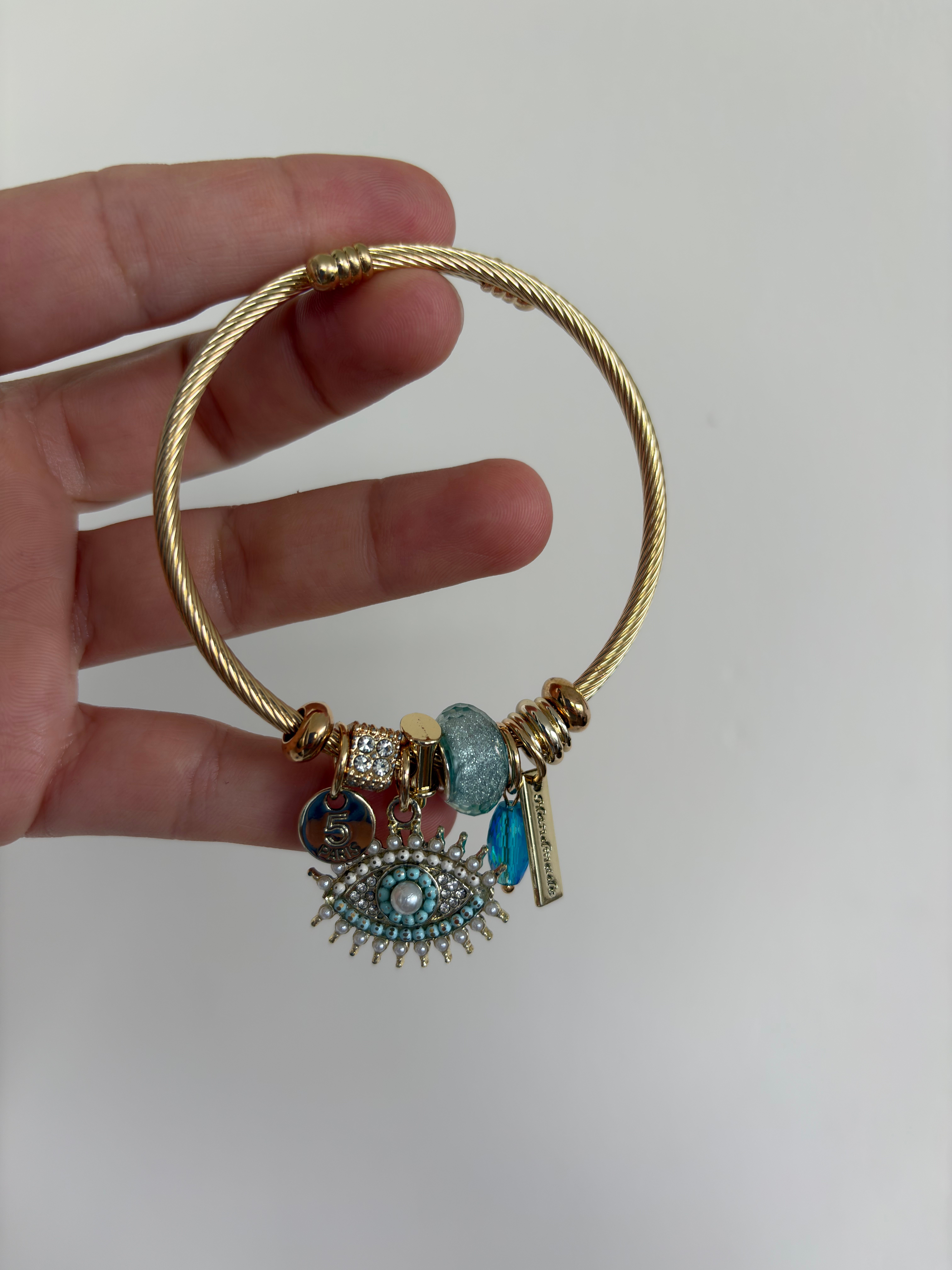 Göz model gold çelik Pandora 