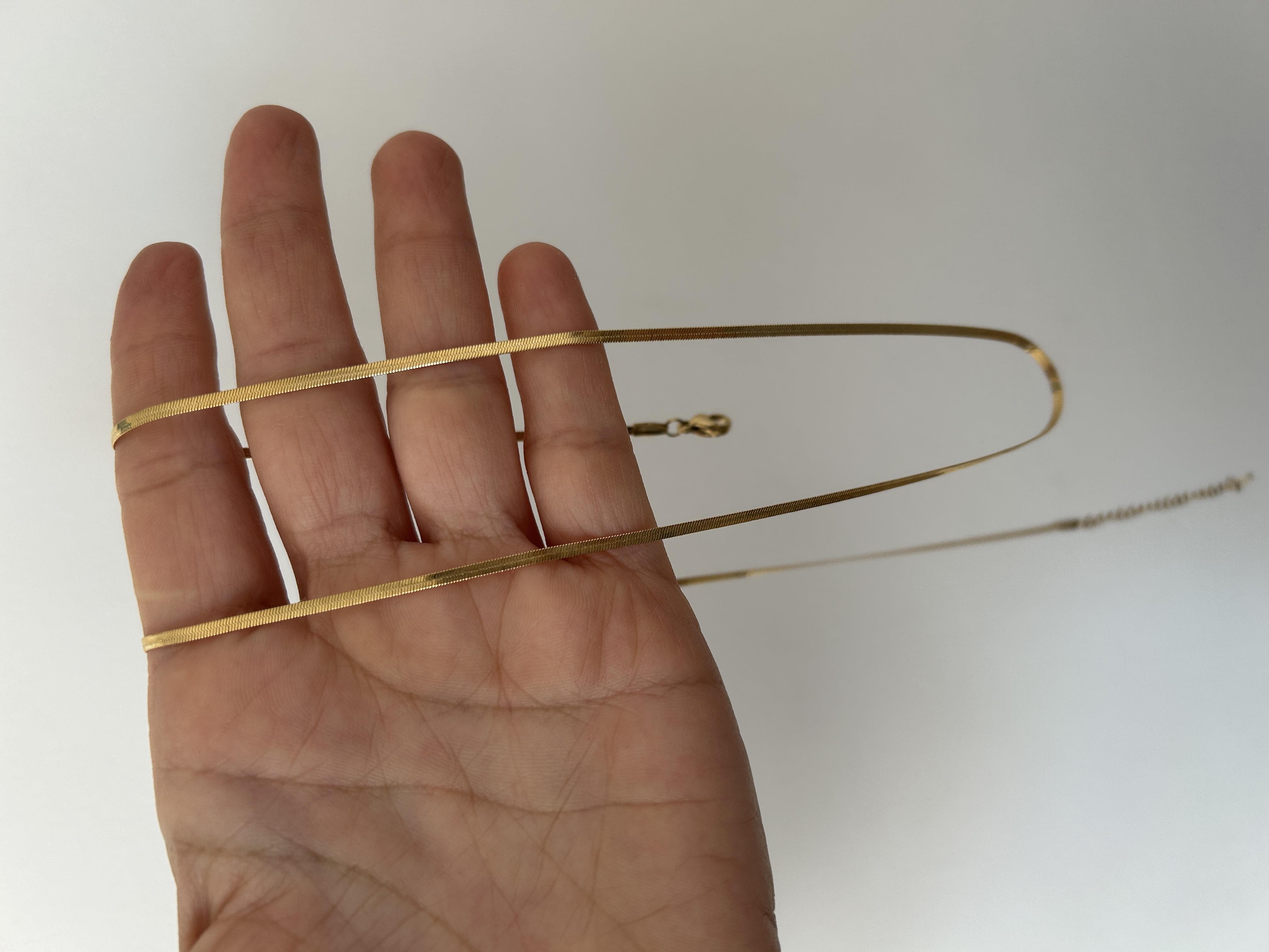 İnce İtalyan 60cm kolye 