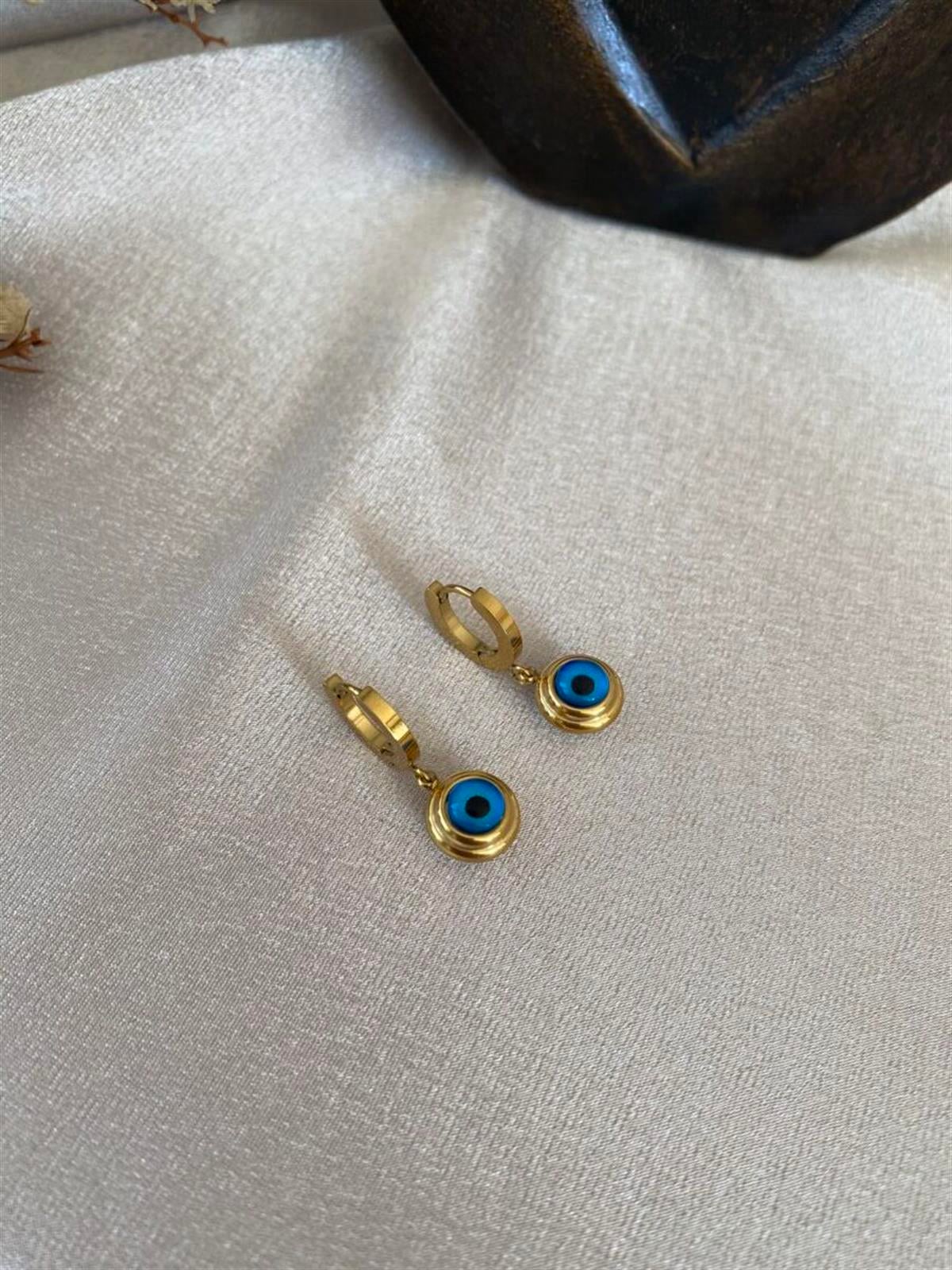 Nazar model halka küpe