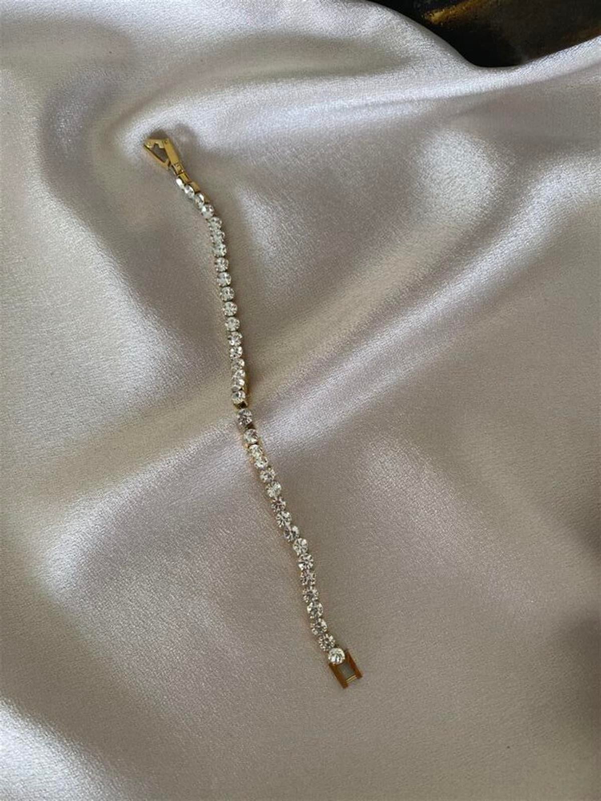 Su yolu choker bileklik Gold