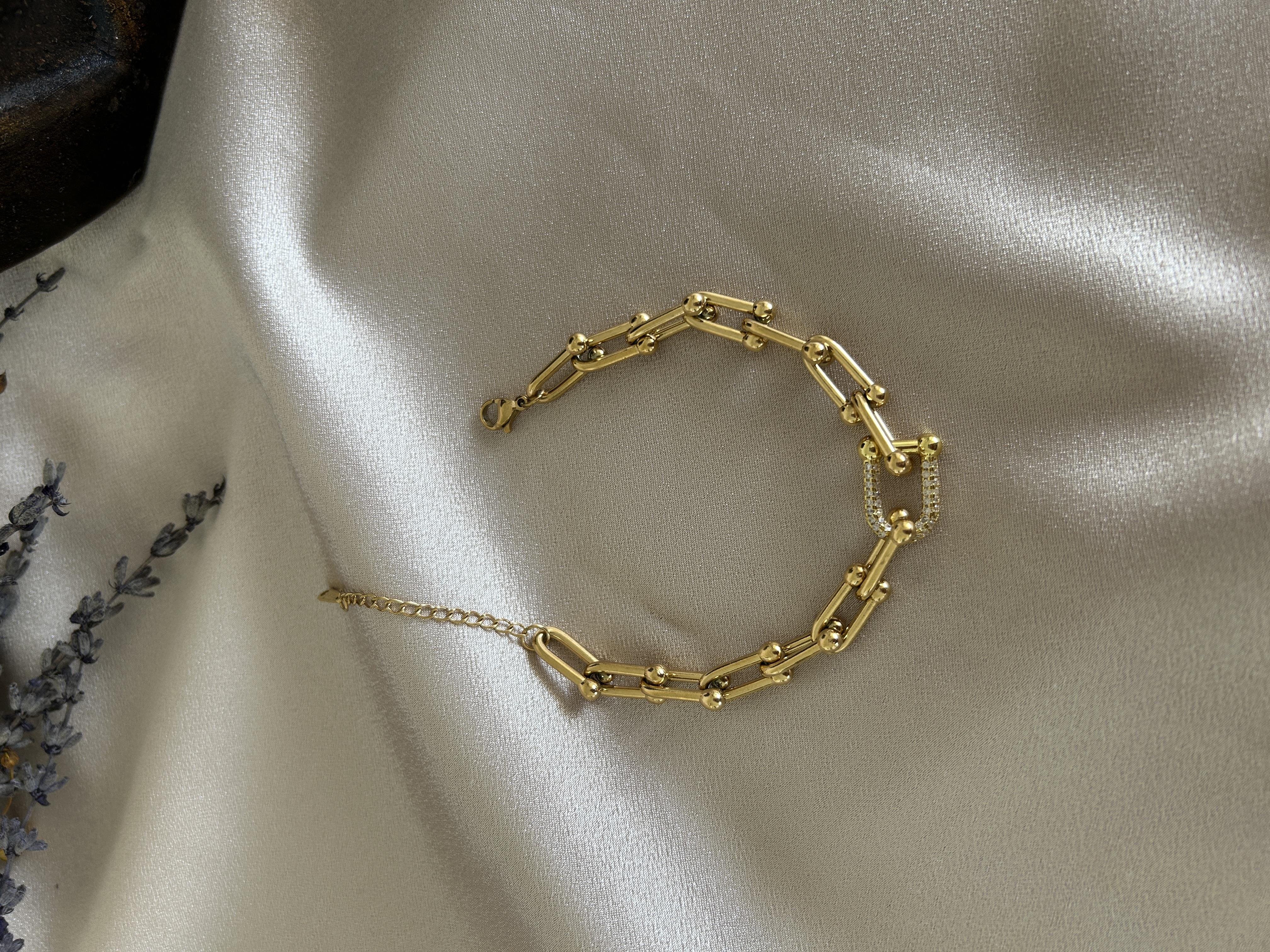 Taşlı Tiffany model çelik künye 