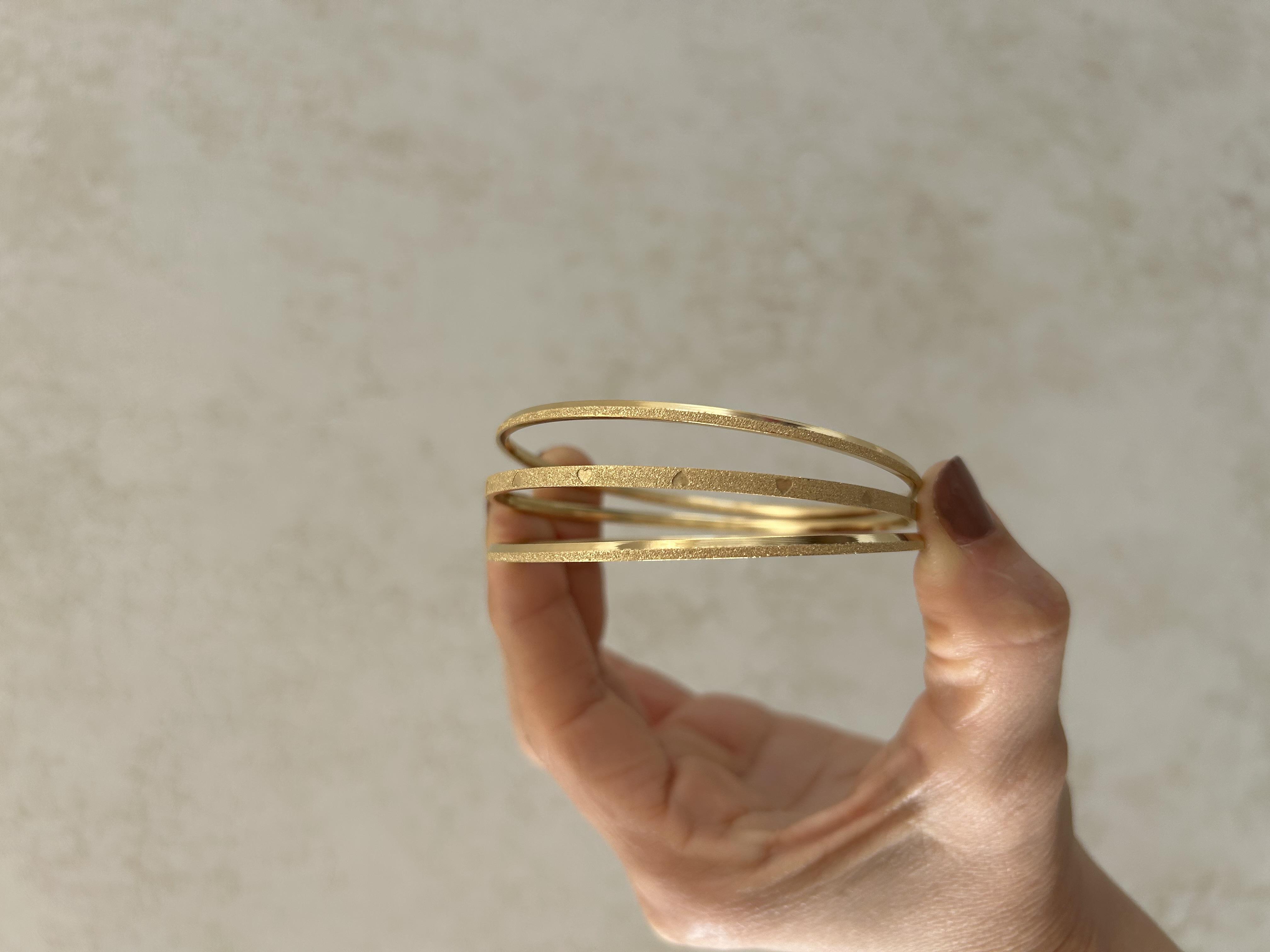 Yarı simli kalpli Ajda seti