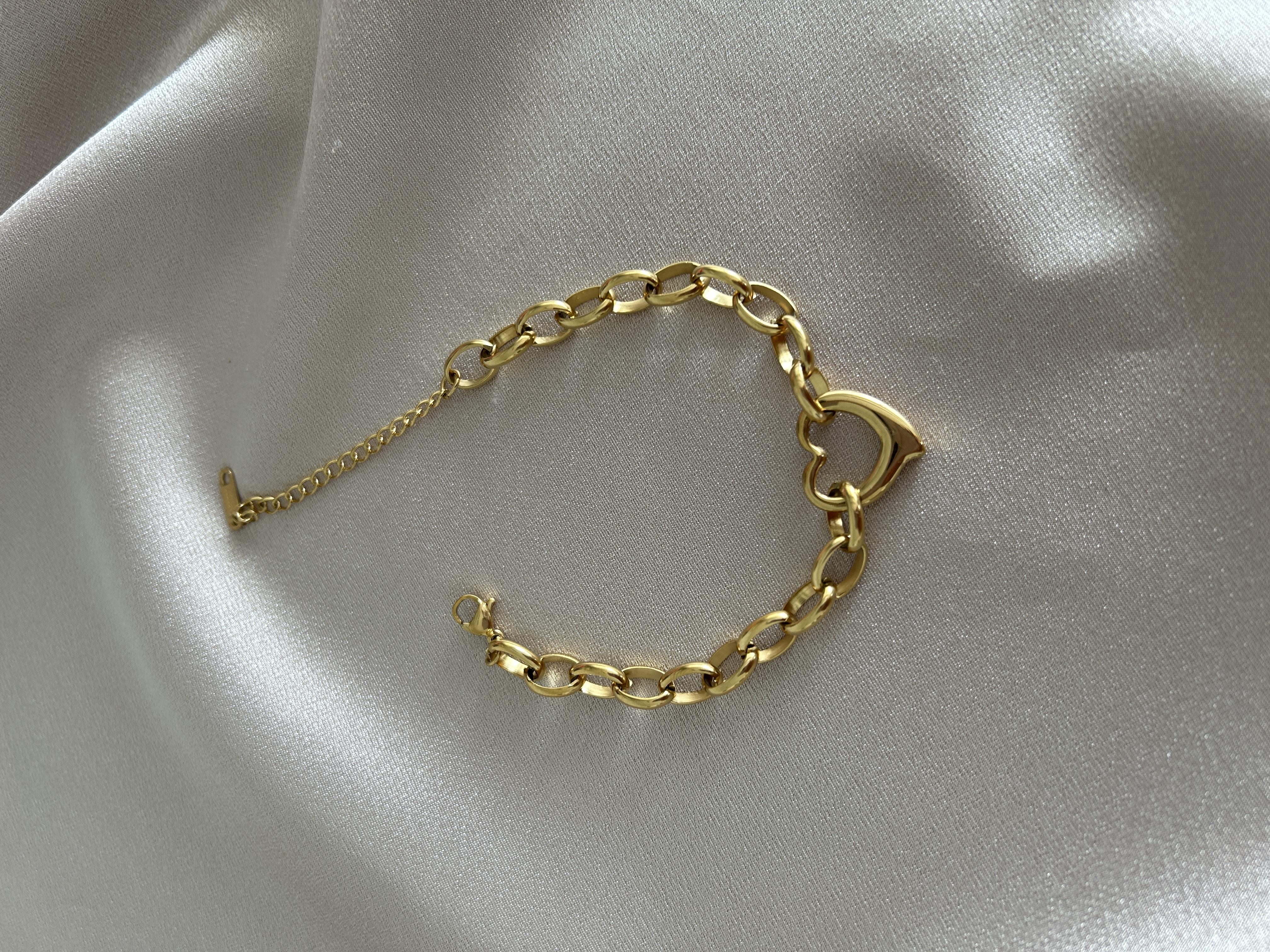 Açık kalpli zincir model künye 