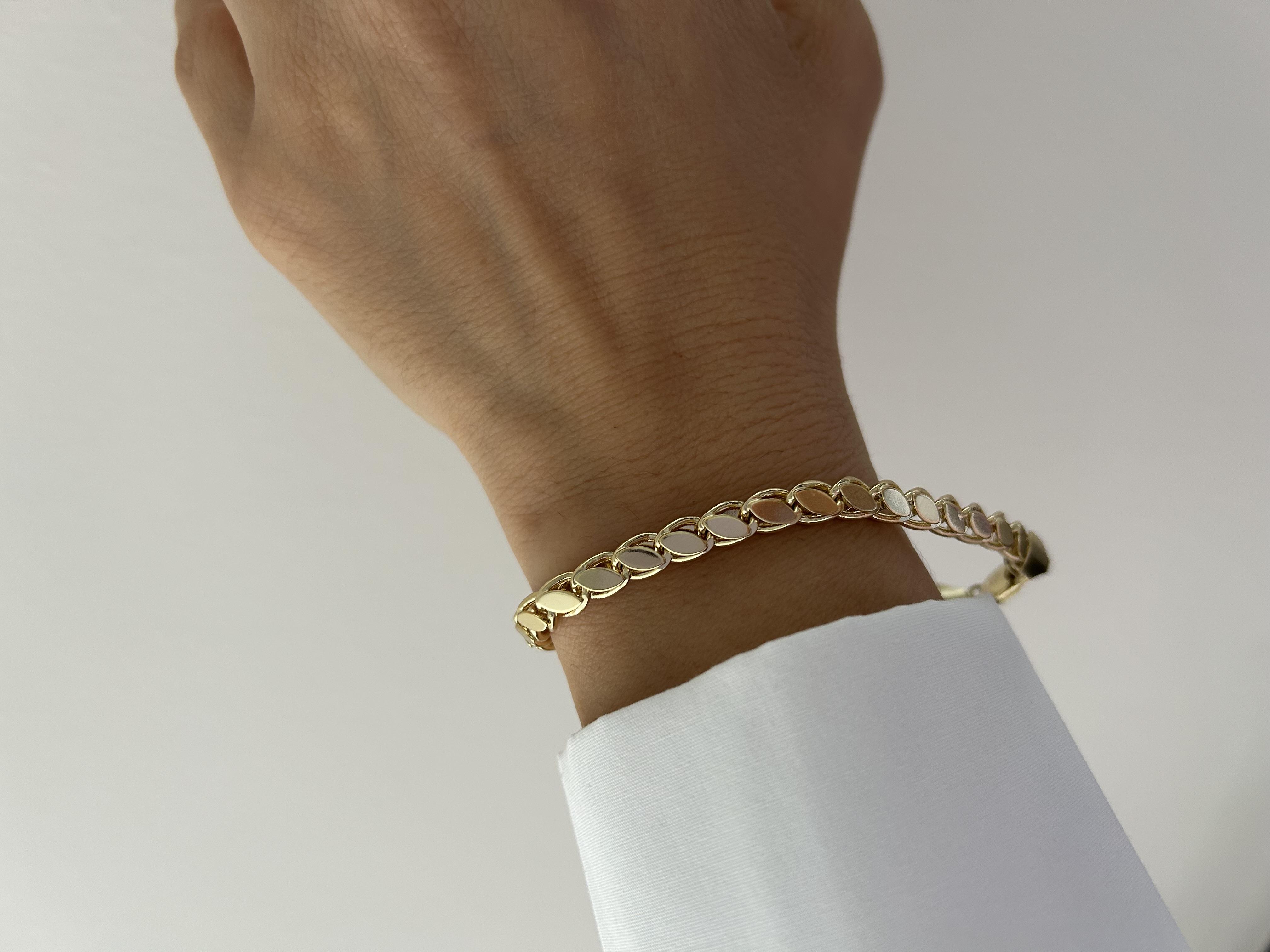 Arpa model 14K bileklik 