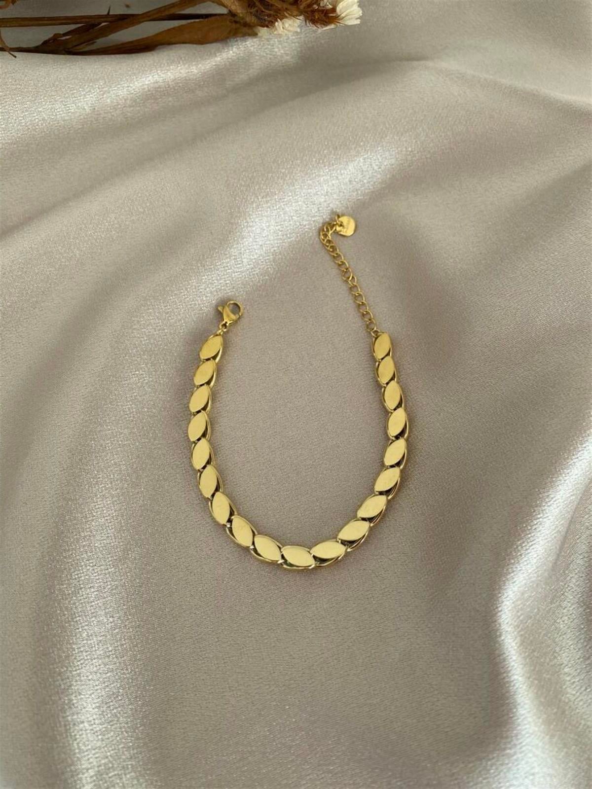 Arpa model çelik bileklik