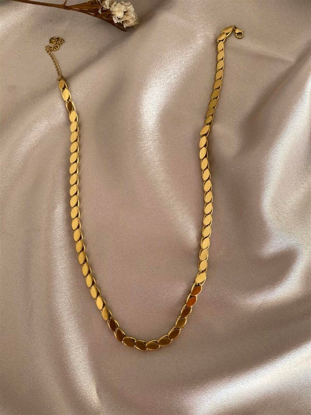 Arpa model çelik kolye