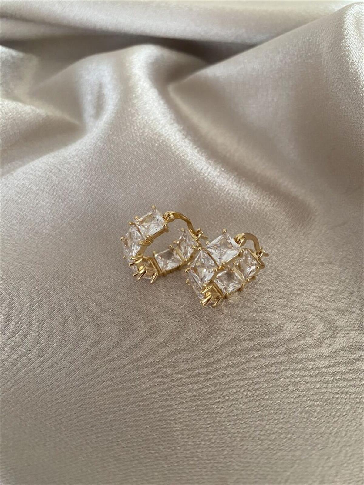 Baget özel seri gold küpe