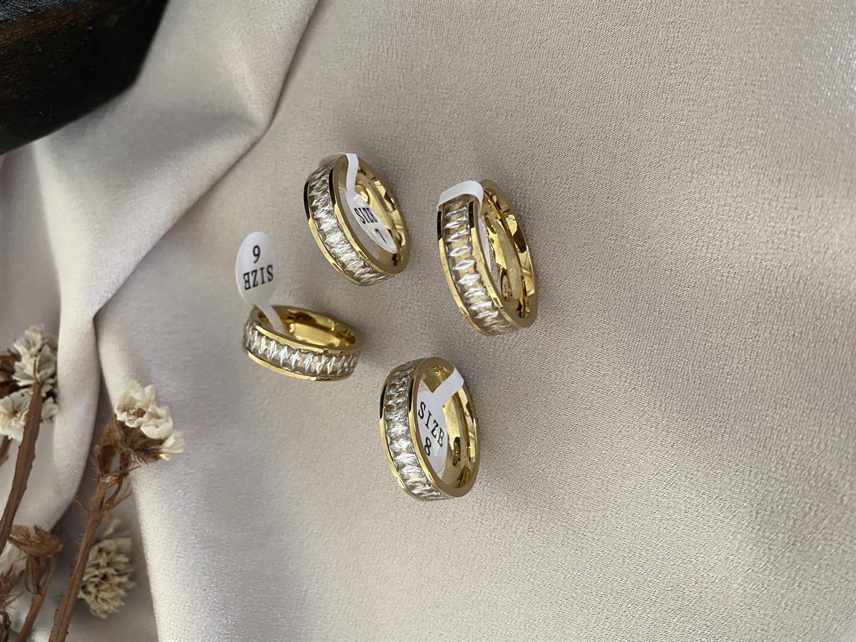 Baget tam tur model yüzük