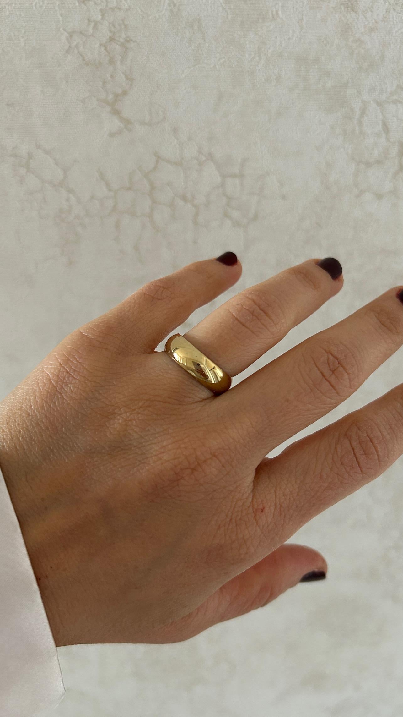 Bombeli 14K Çelik Alyans