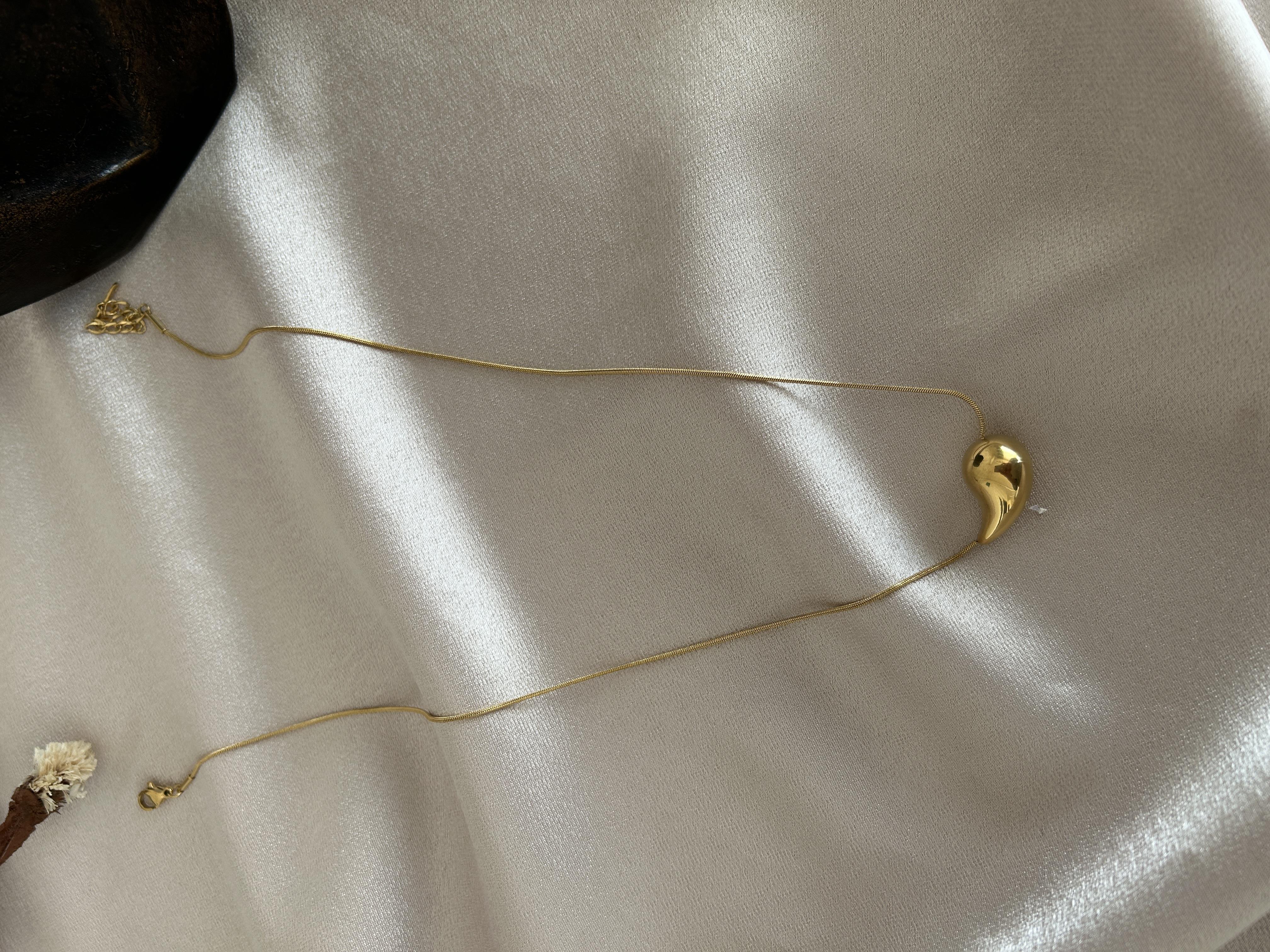 Bottega model gold kolye 