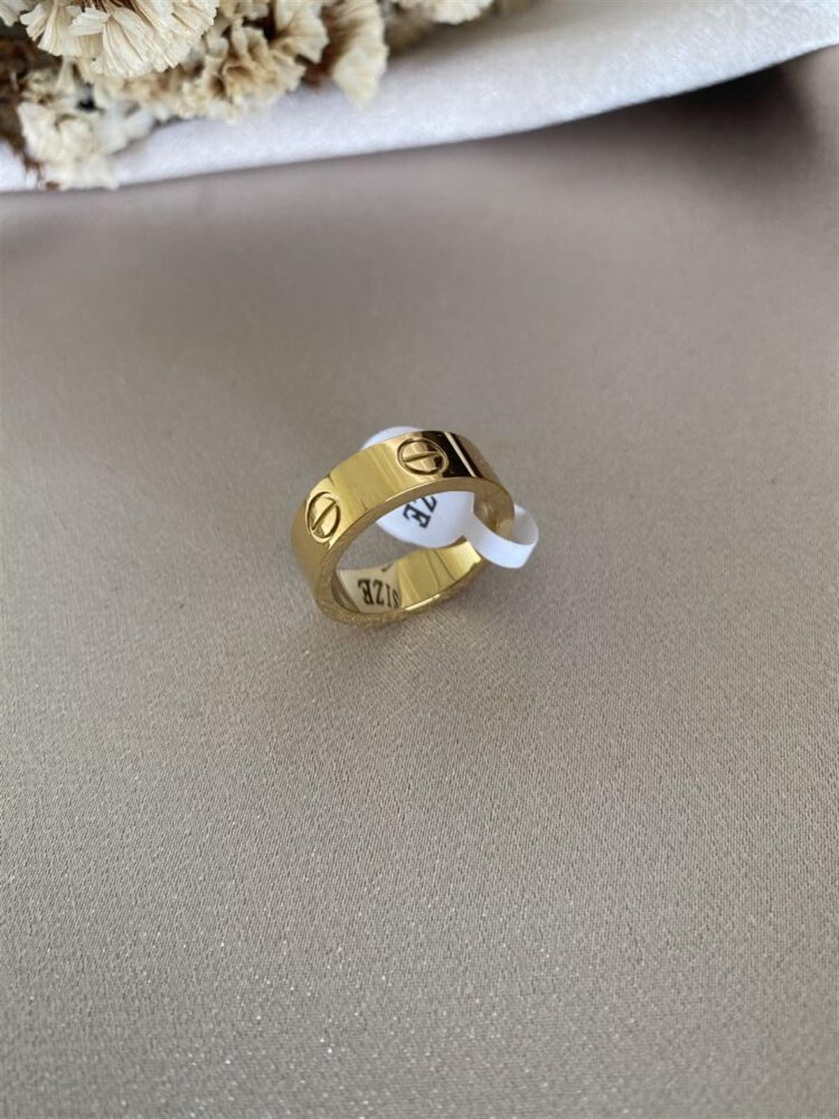 Cartier kalın model yüzük