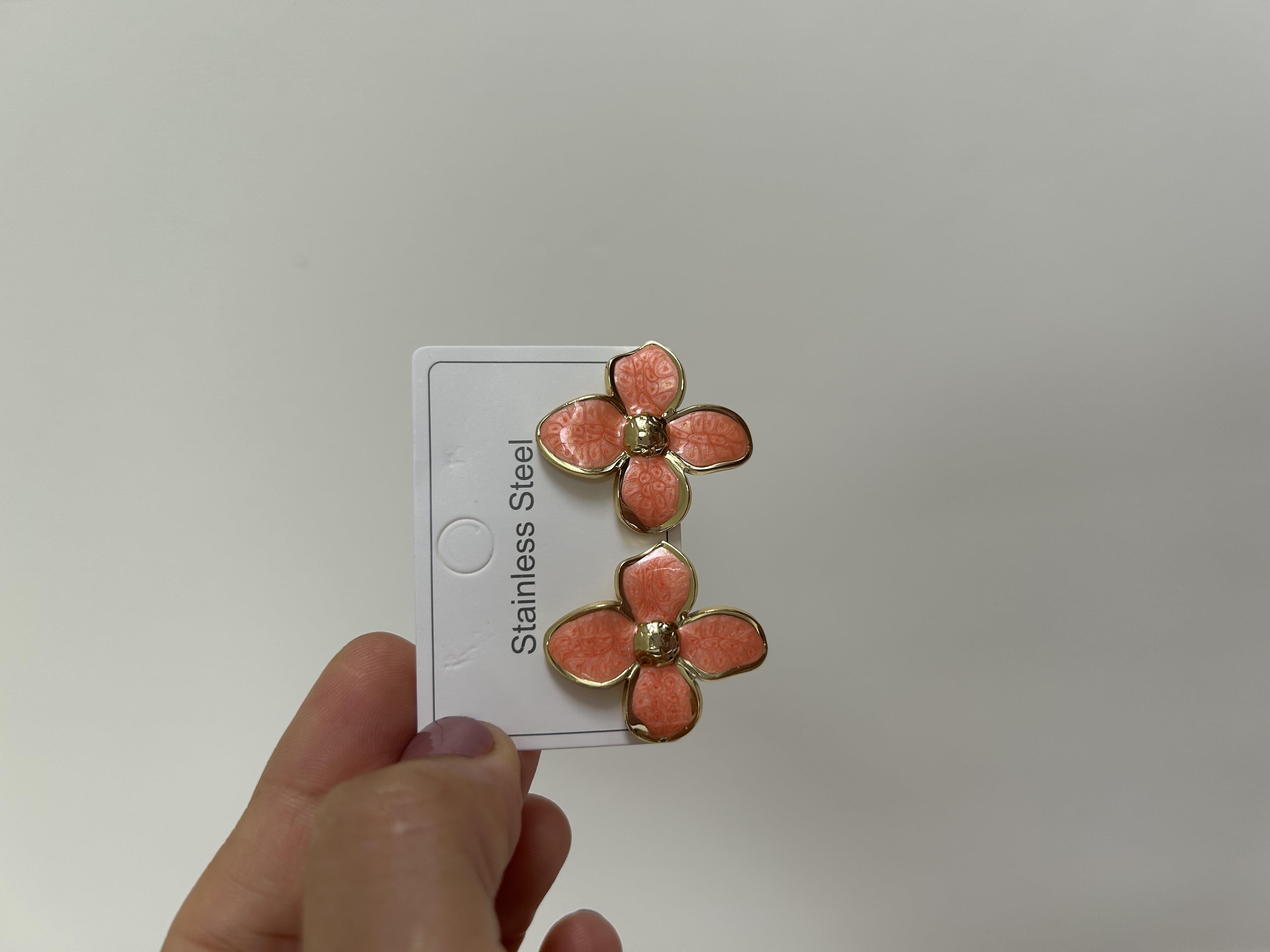 Çiçek model Çelik turuncu