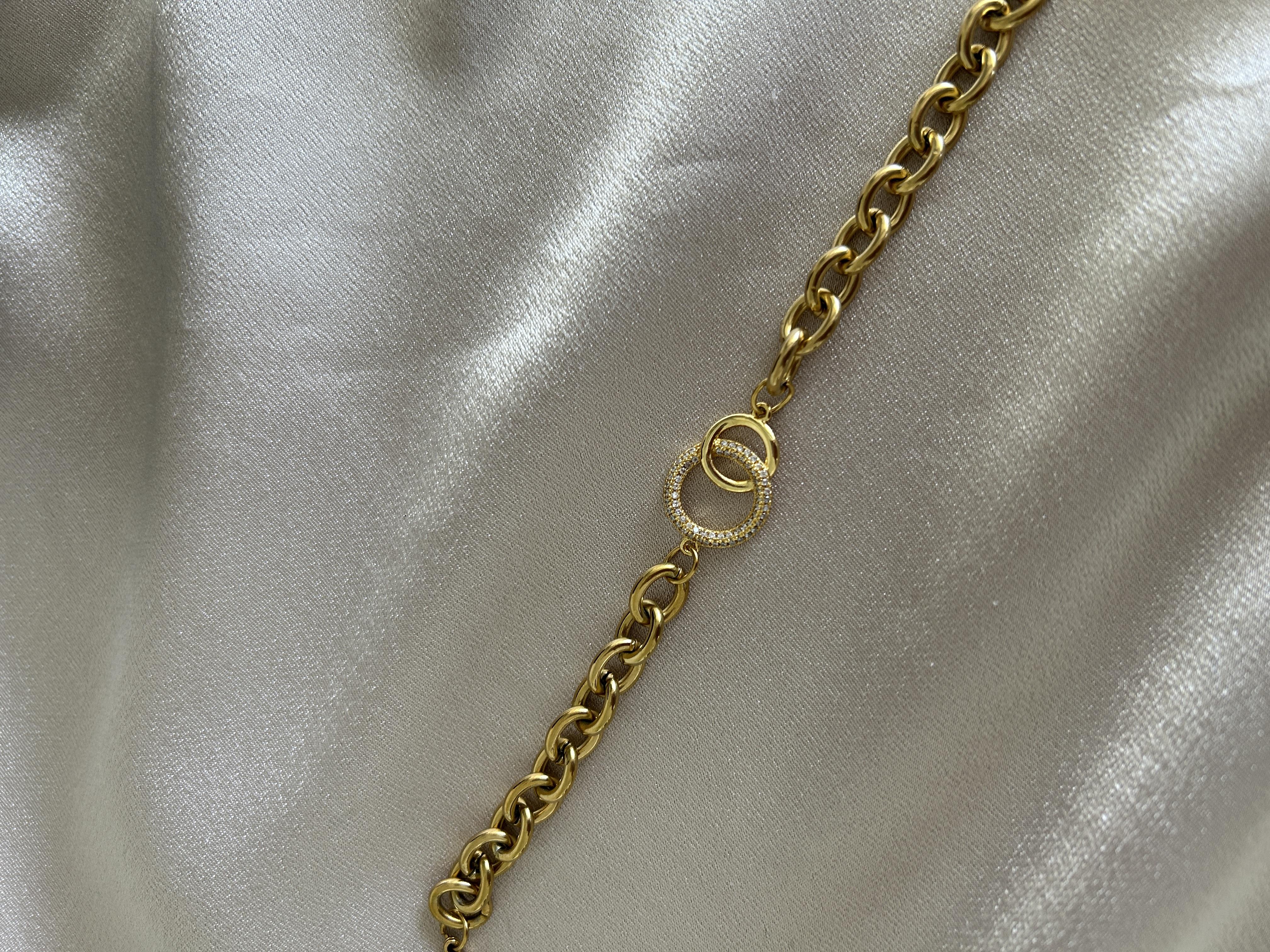 Çift halkalı taşlı kuyumcu model künye 