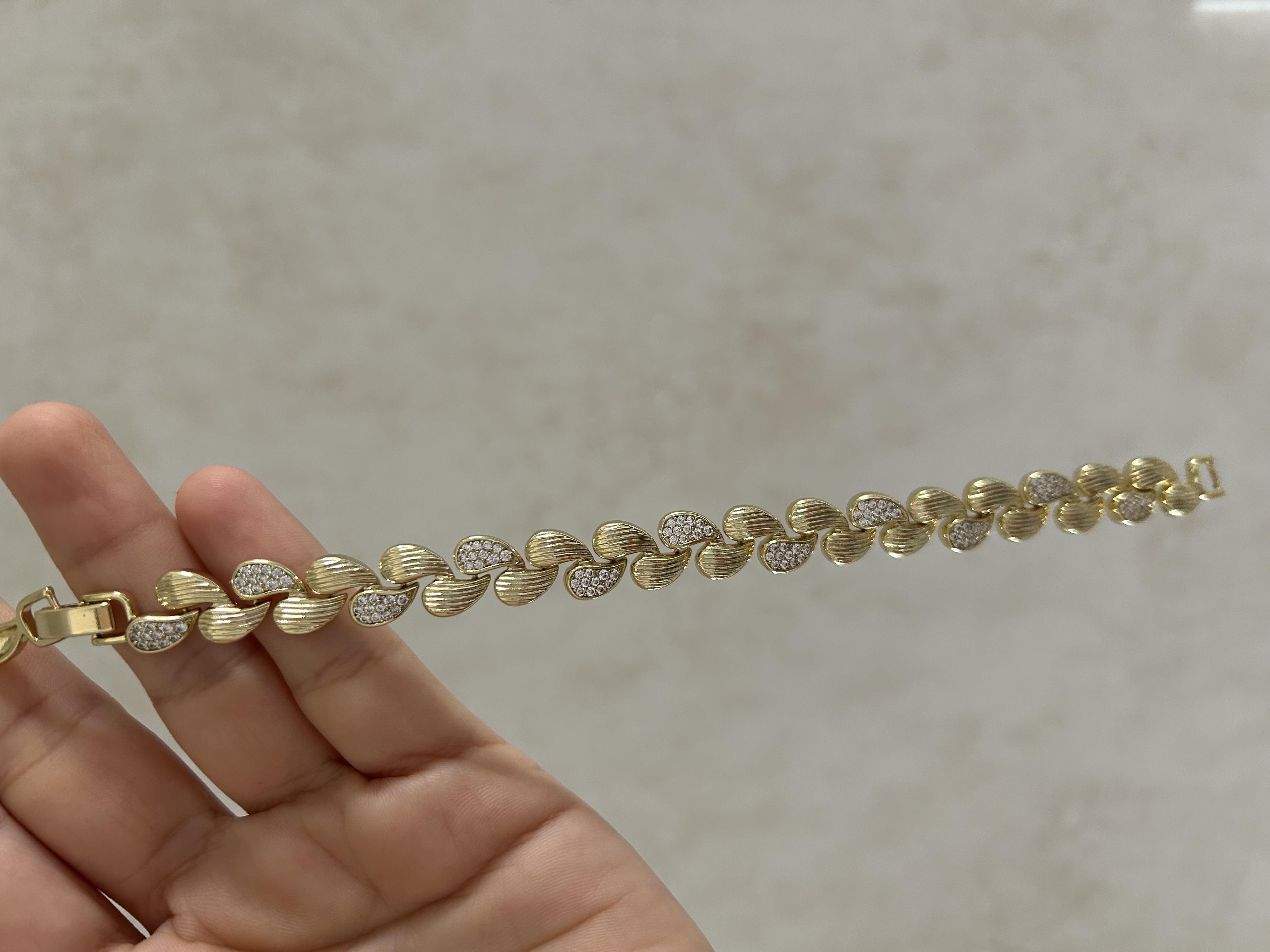 Damla taşlı model 14K künye 