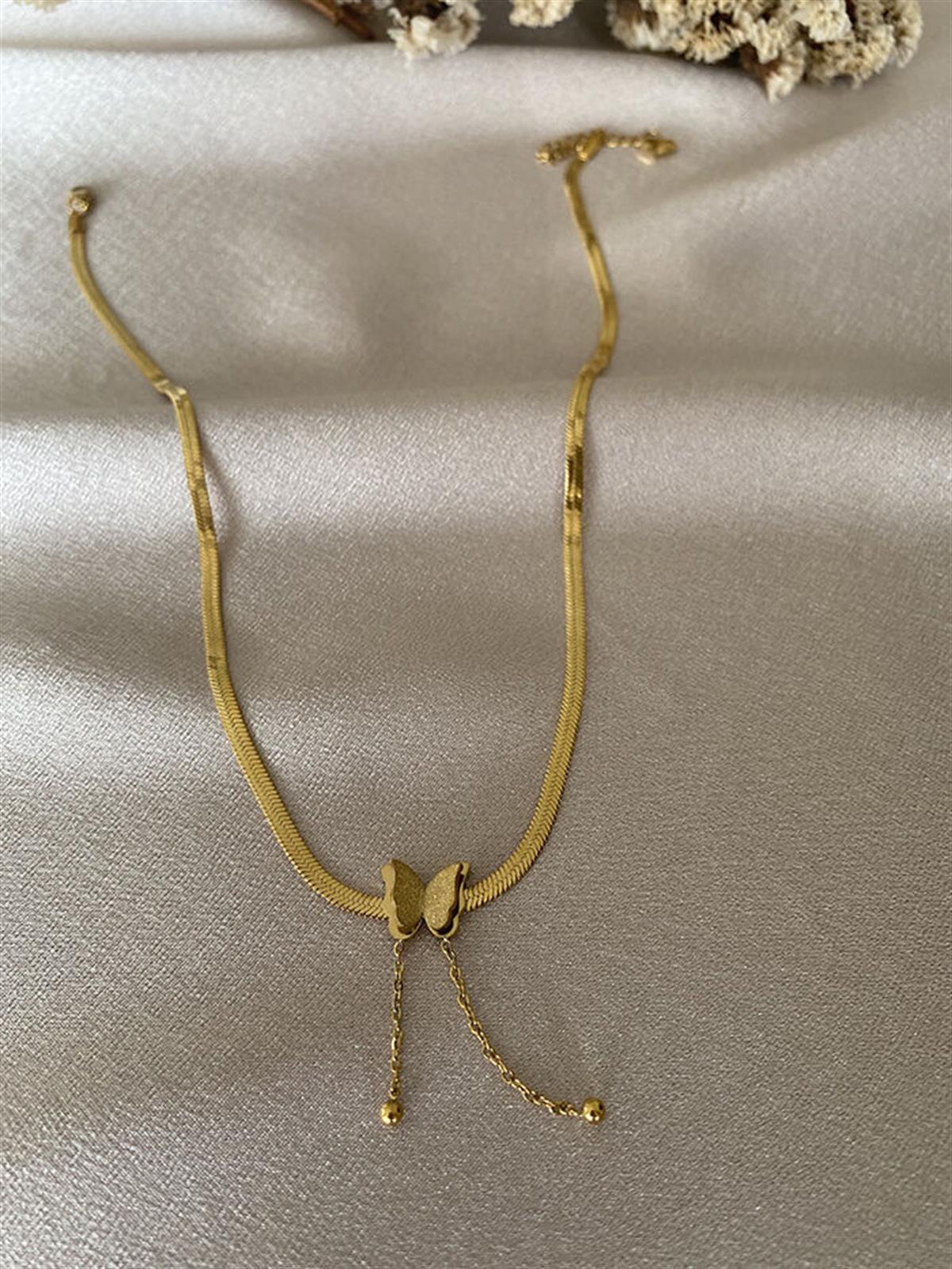 Kelebekli İtalyan Kolye