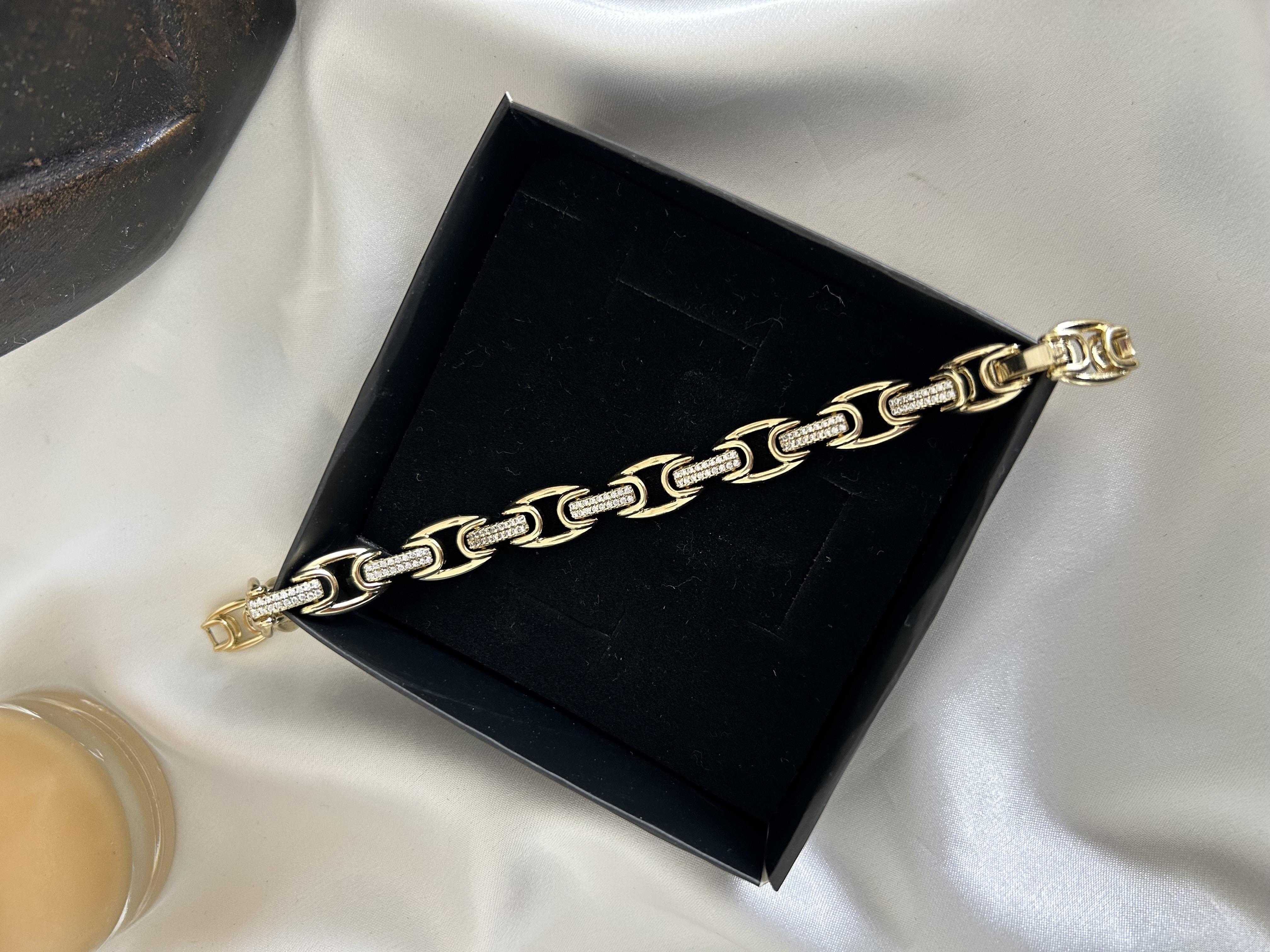 Özel seri taşlı 14k künye modeli 