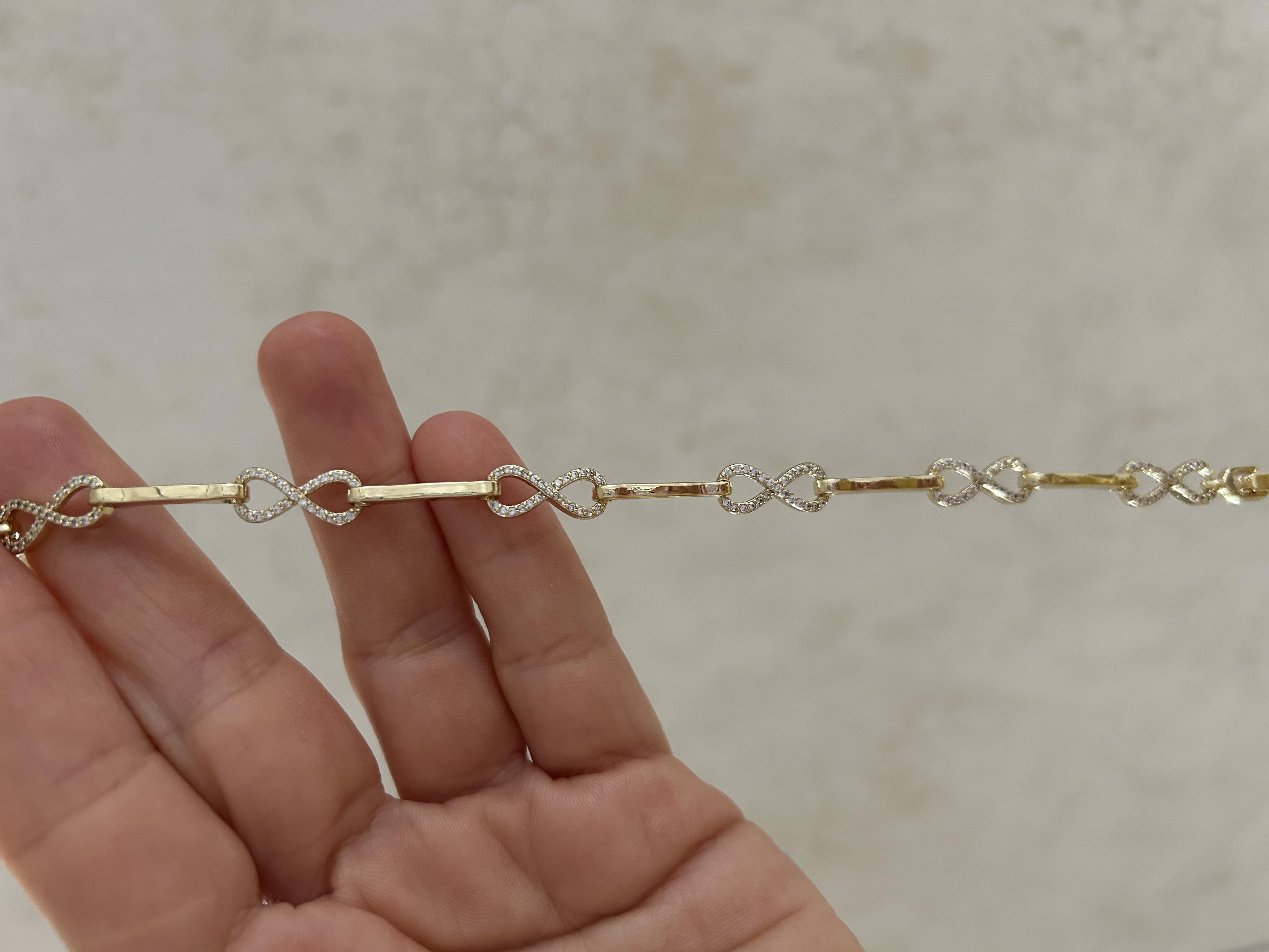 Sonsuzluk model taşlı özel seri künye 