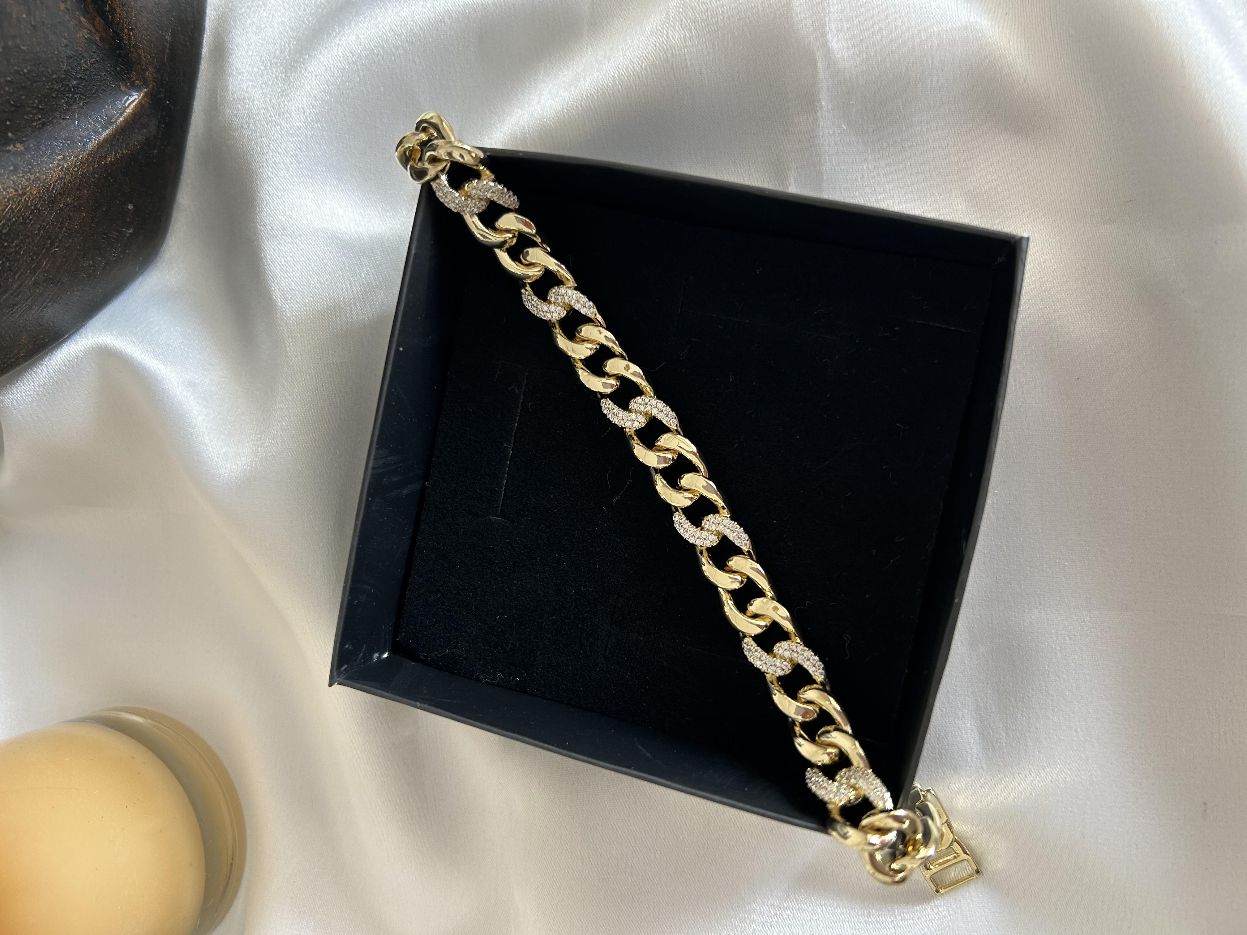 Taşlı kuyumcu model 14K künye 