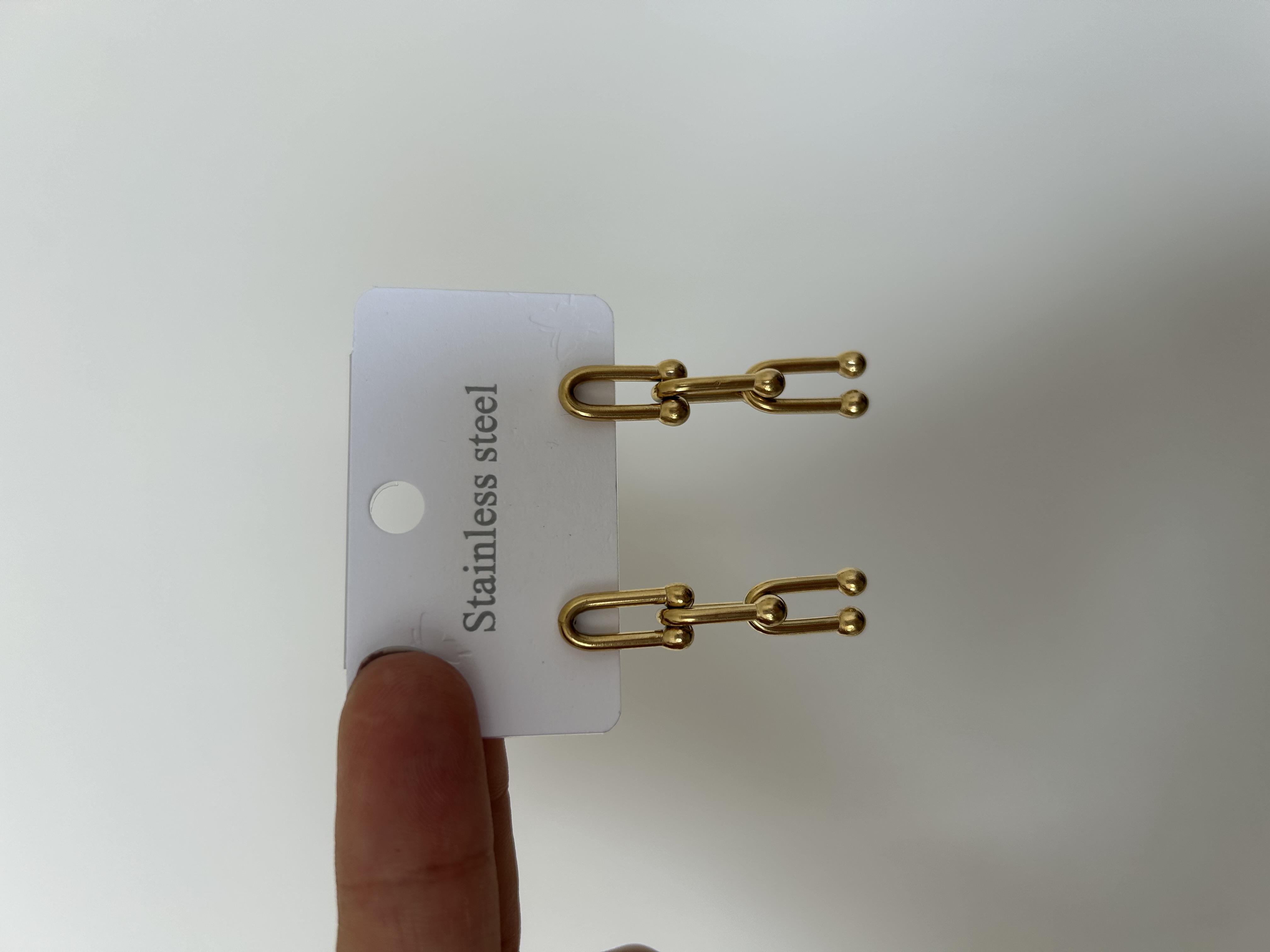 Tiffany model Çelik küpe