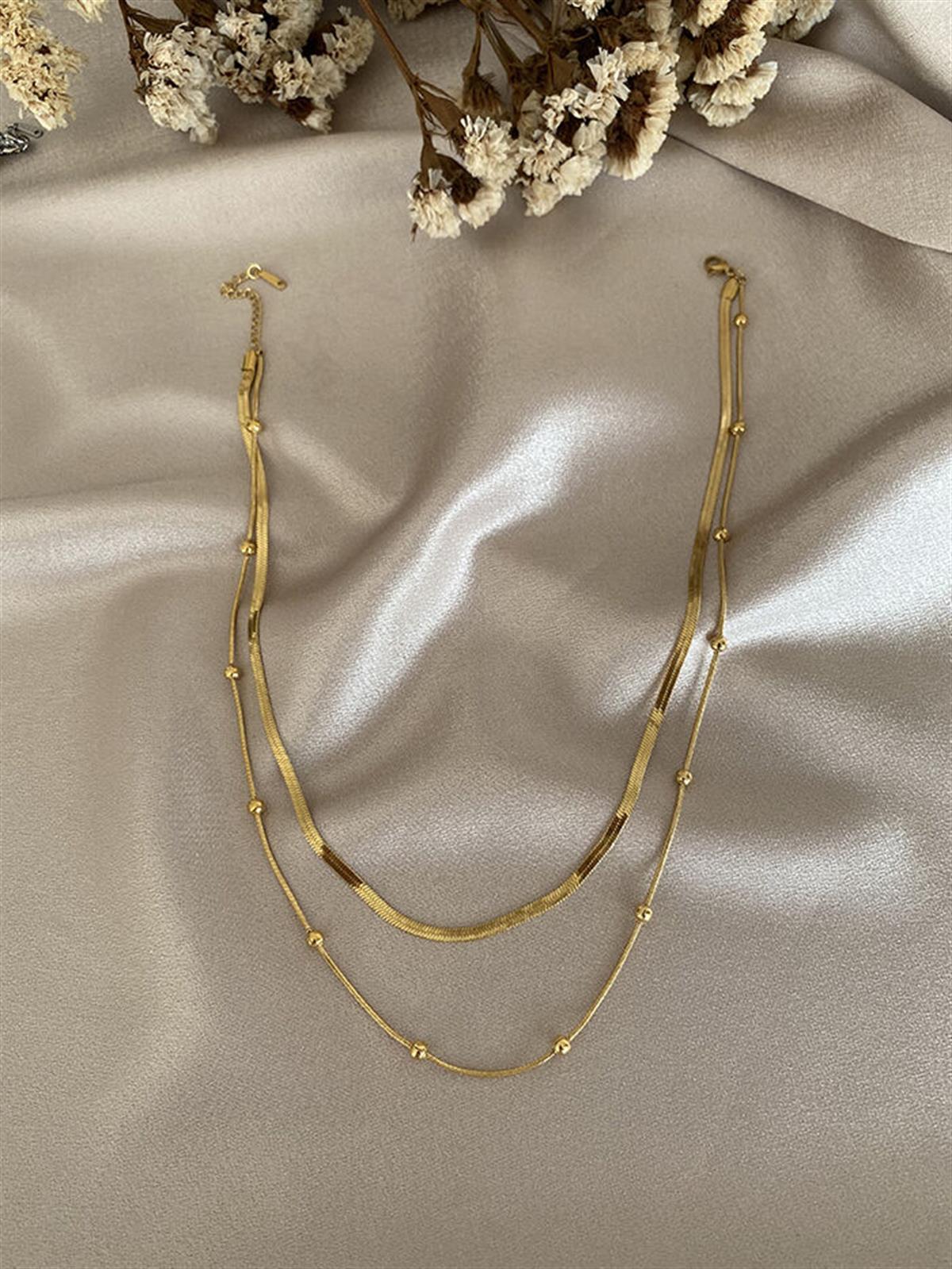 Topçuklu İtalyan Kolye