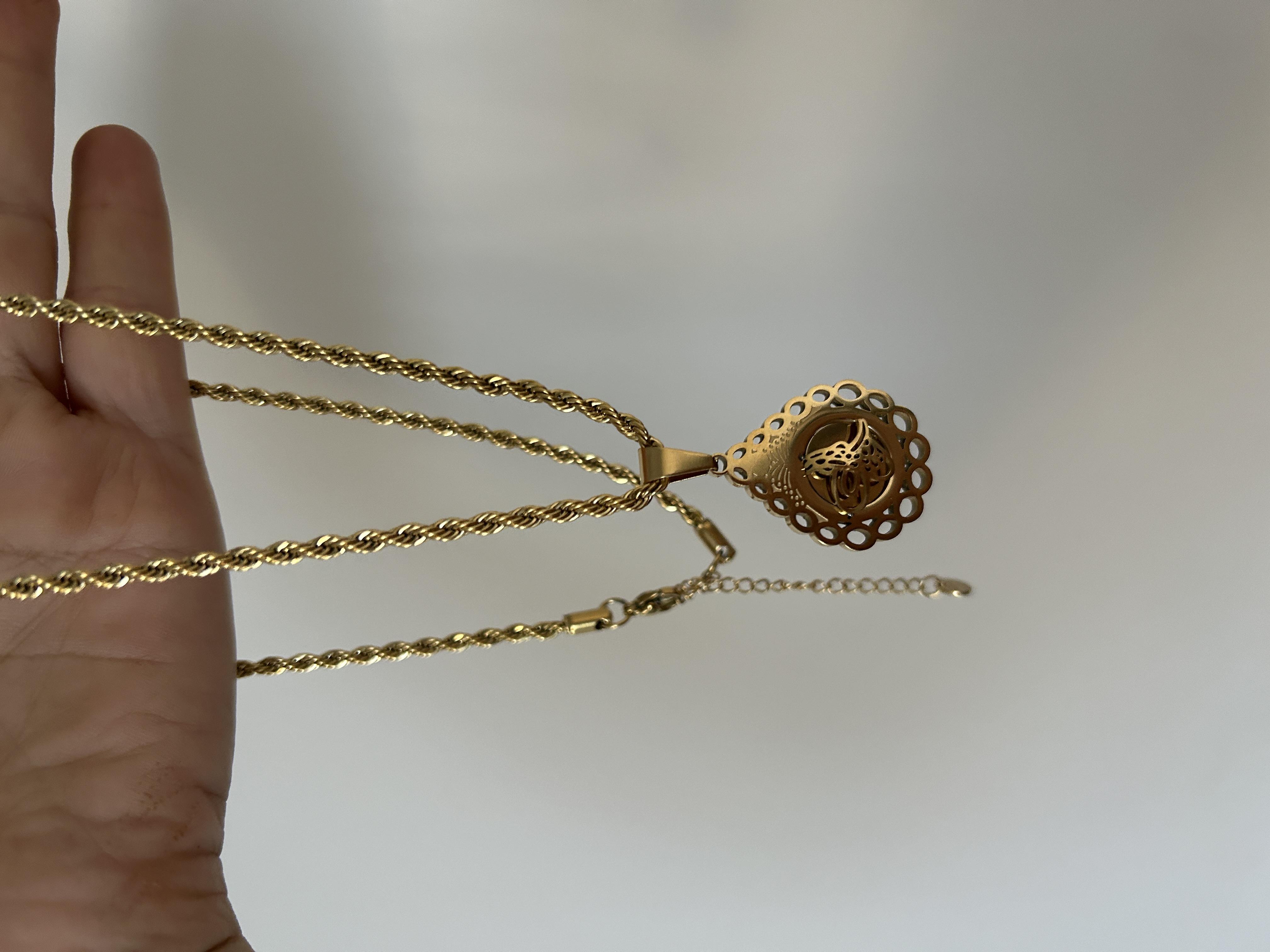 Turalı burgu model kolye 