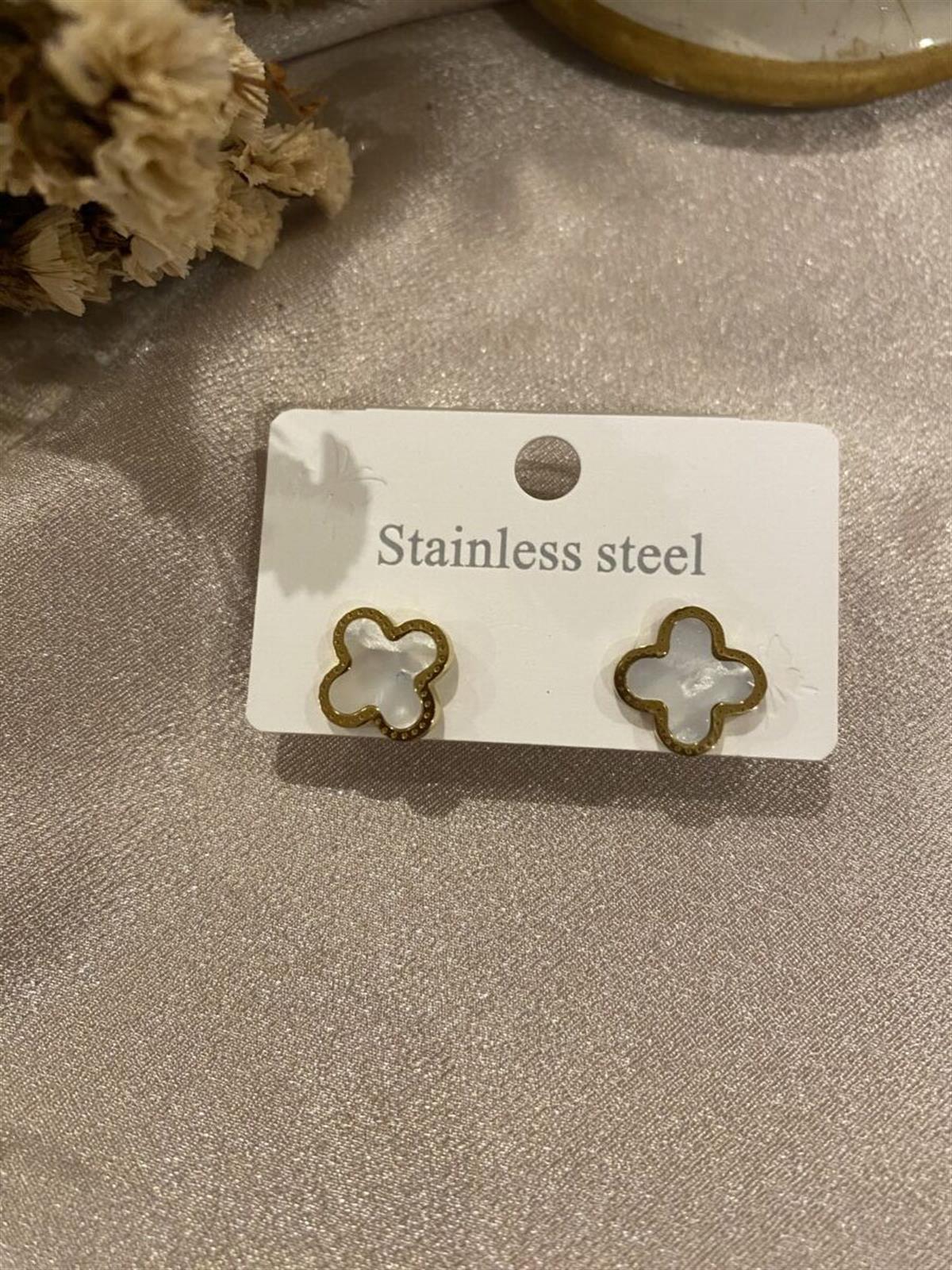 Van cleef beyaz küpe