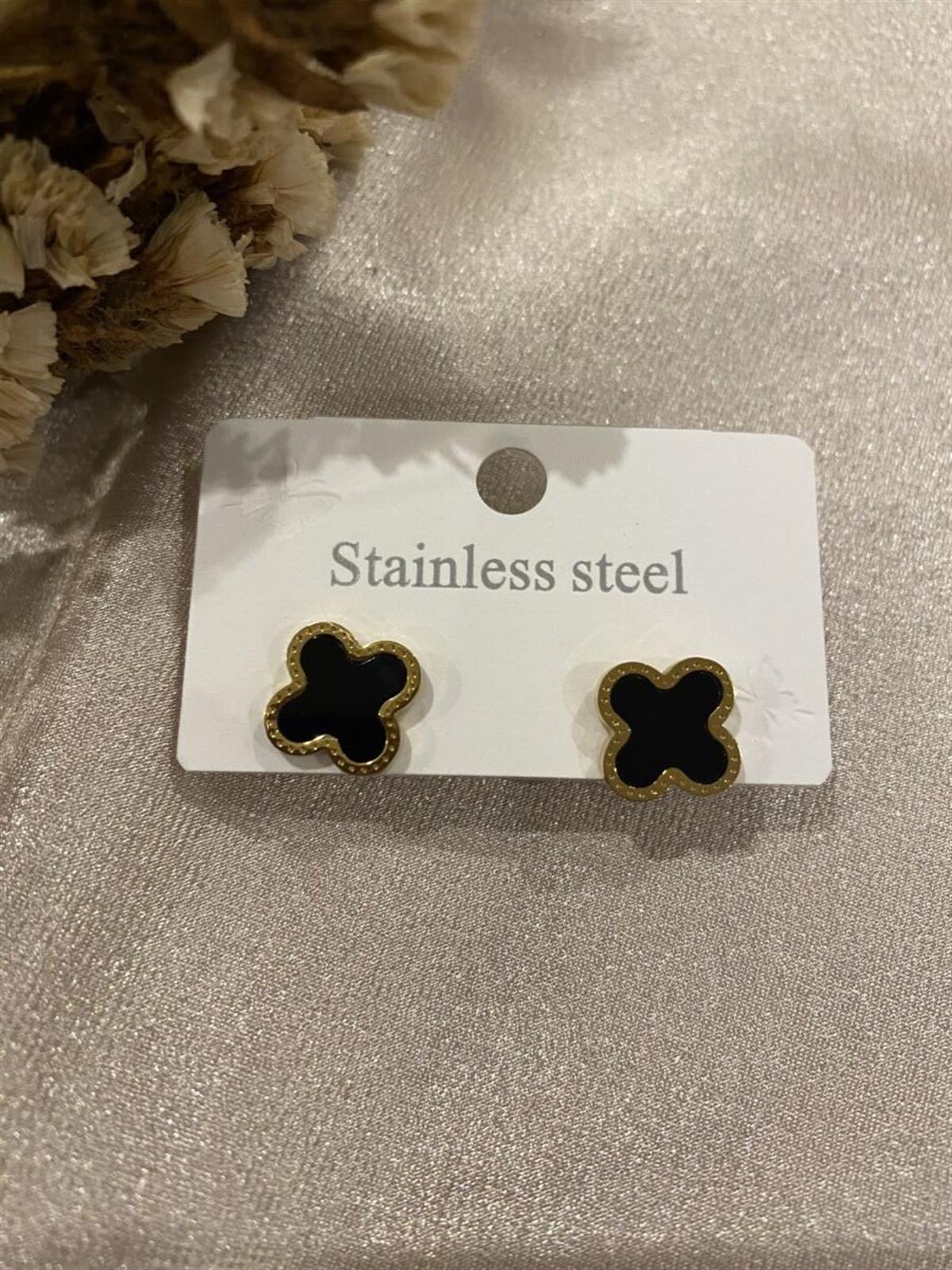 Van cleef siyah küpe