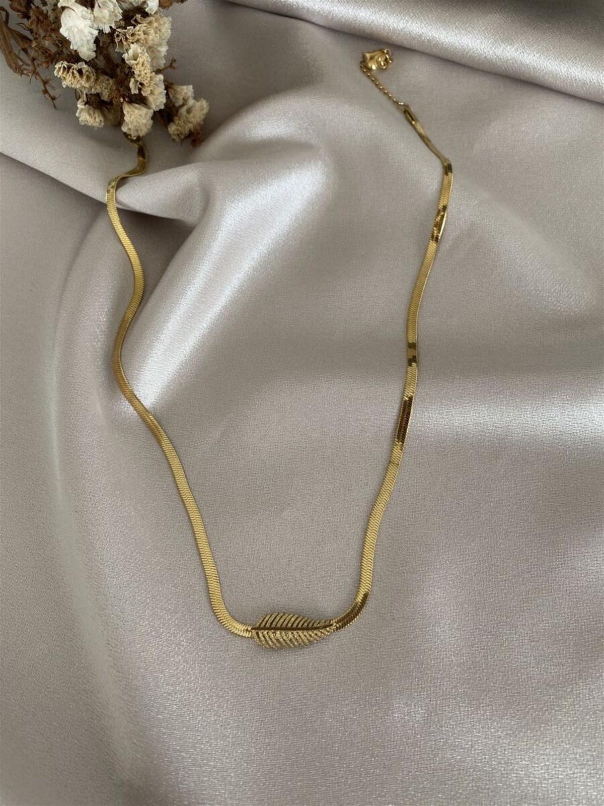 Yaprak model İtalyan kolye