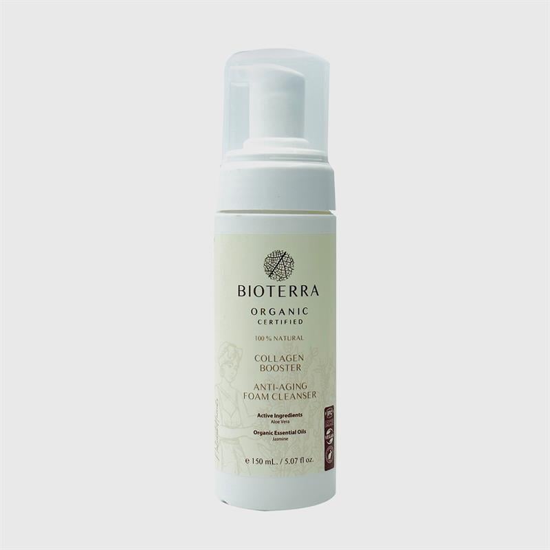 Bioterra Organik Sertifikalı Kolajen Destekleyici Yaşlanma Karşıtı Temizleme Köpüğü 150 Ml 