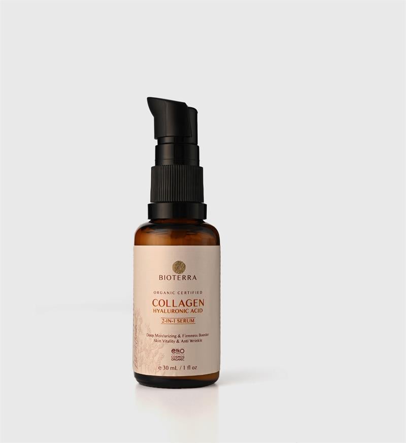 Bioterra Organik Kolajen & Hyaluronik Asit Serum 30 Ml