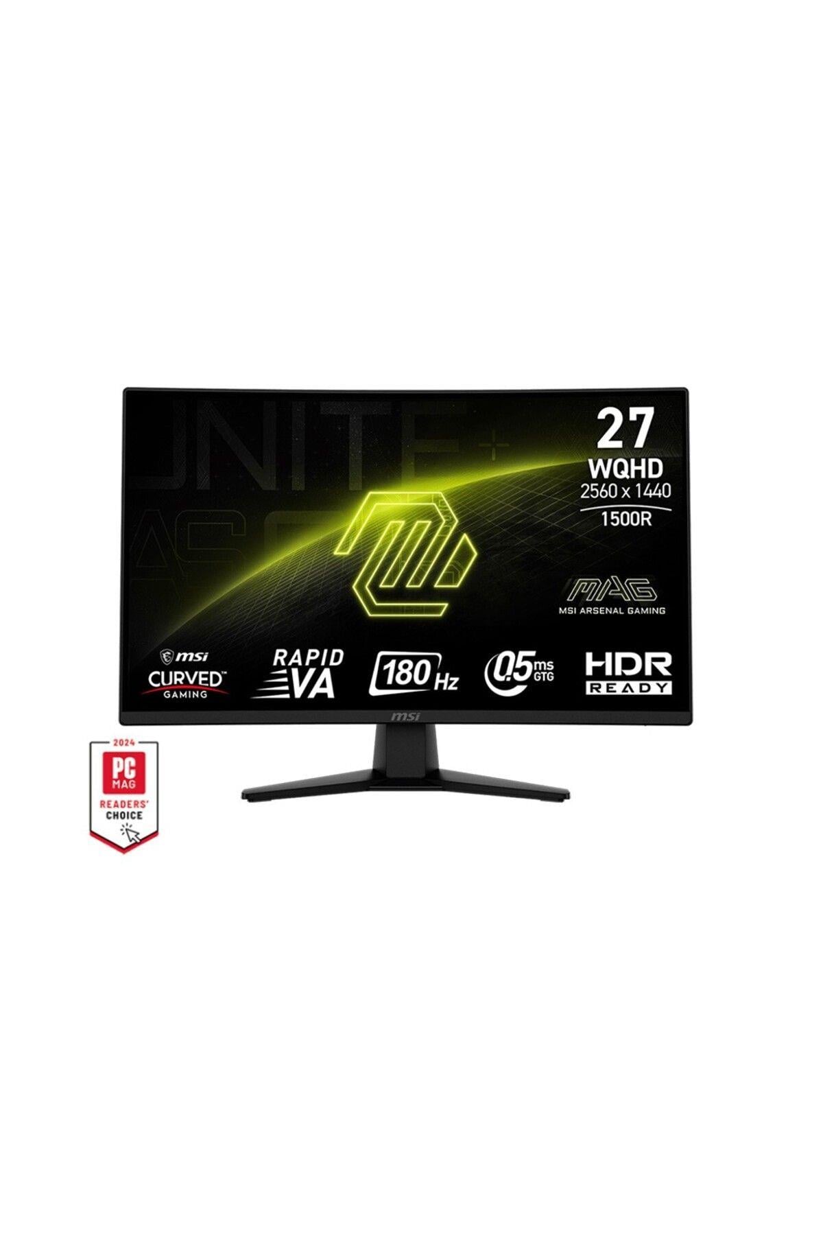 27 Mag 274cqf 2560x1440 (WQHD) Curved 1500r Rapıd Va 180hz 0.5ms (GTG) Adaptıve-sync Sıyah Gamın