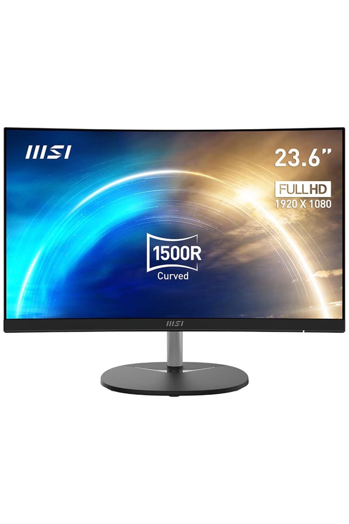 MSI PRO MP241CA 23.6 1920x1080 75Hz 5ms (GTG) HDMI DP Curved Led Monitör