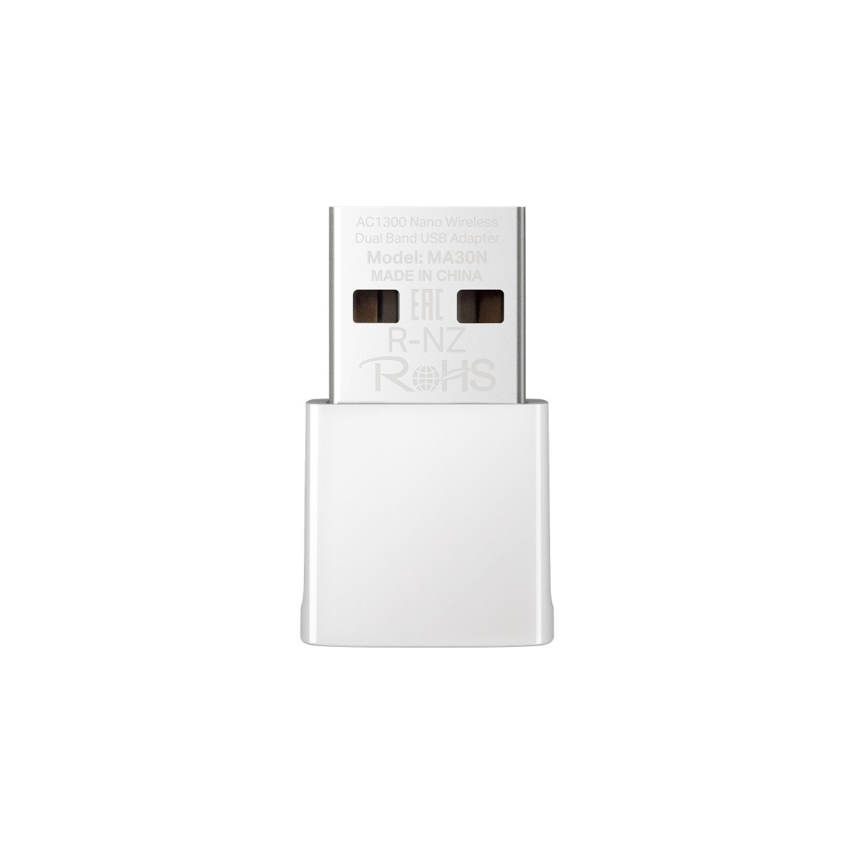 MERCUSYS MA30N | AC1300 Mbps Dual‑Band Wi‑Fi 5 Nano USB Adaptör | MU‑MIMO | Tak & Çalıştır | Windows 10/11