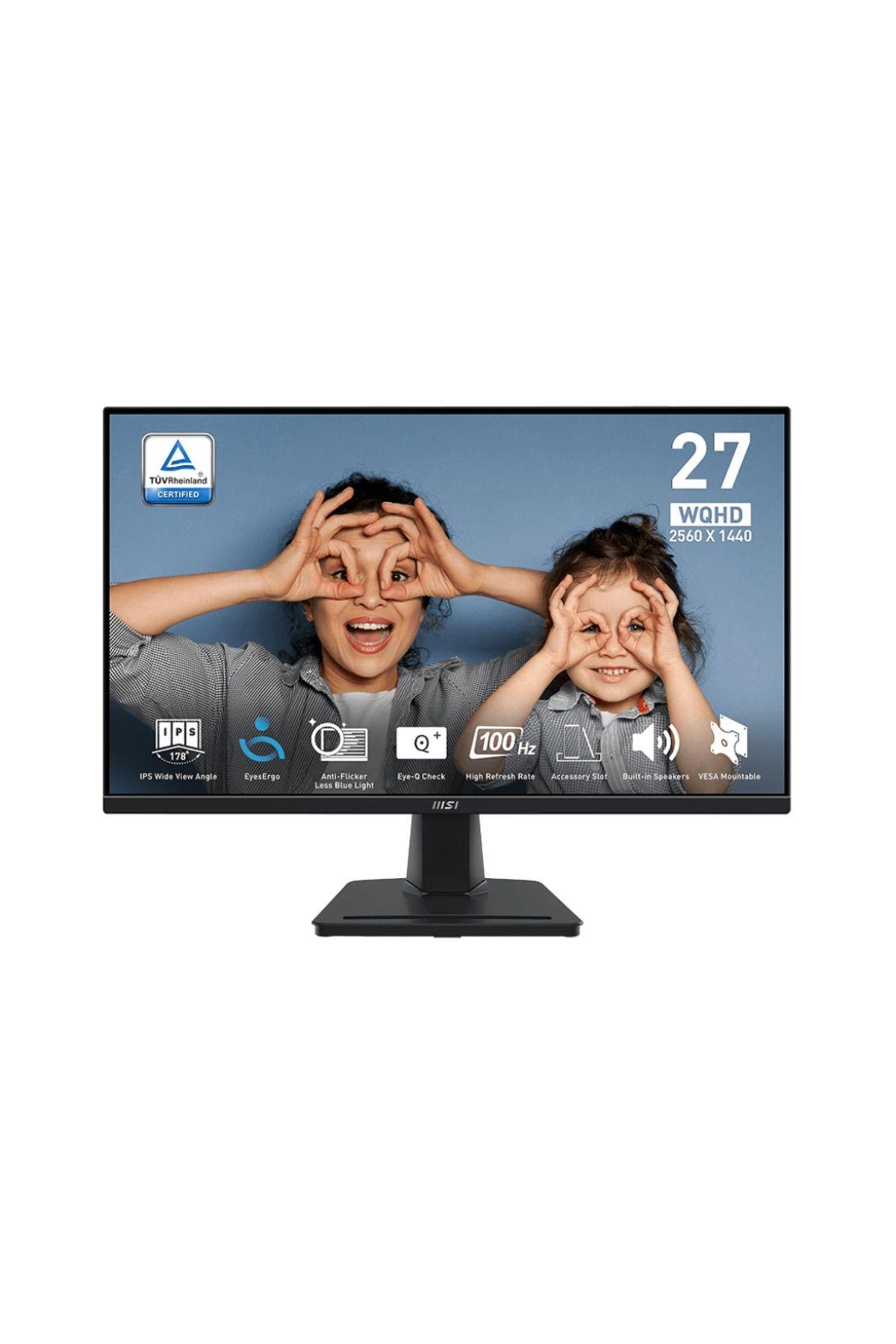 MSI 27 PRO MP275Q 2560x1440 (QHD) FLAT VA 100HZ 1MS ANTI-GLARE MONITOR