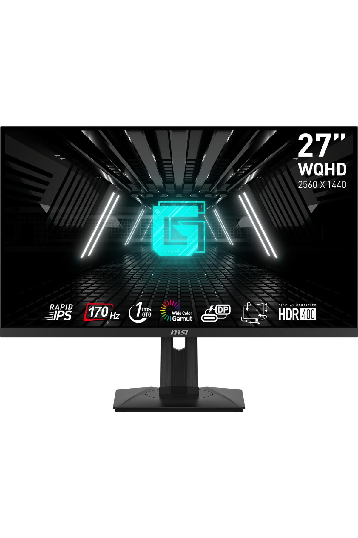 MSI G274QPF 27 FLAT RAPID IPS WQHD 170HZ 1MS ADAPTIVE SYNC GAMING MONITOR