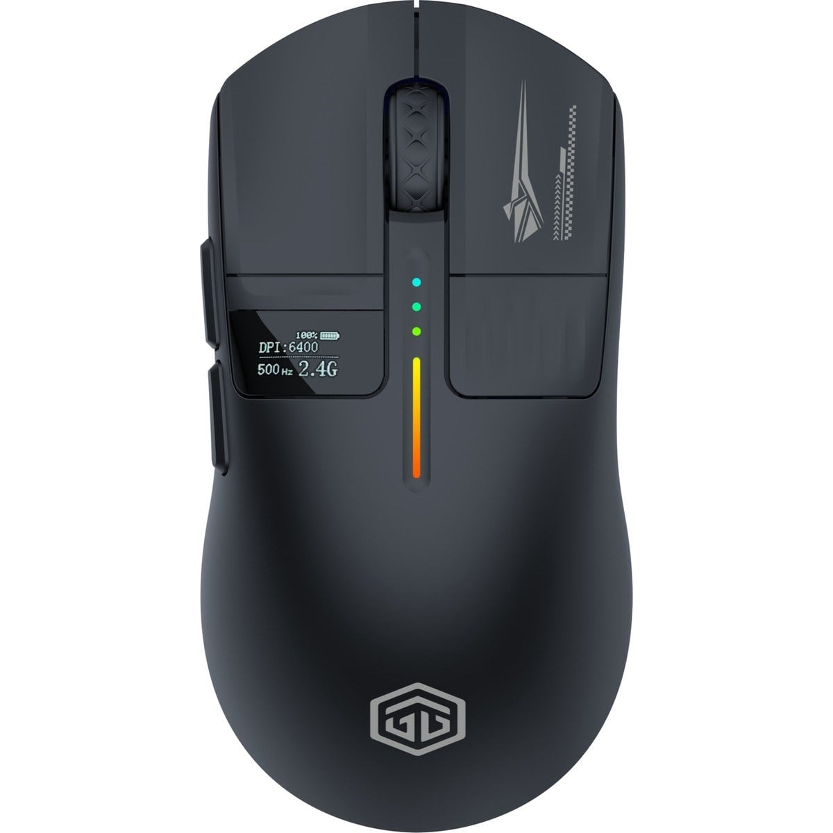 GAMEBOOSTER Sway Rgb 24000DPI OLED Triple Mode Siyah Gaming Mouse