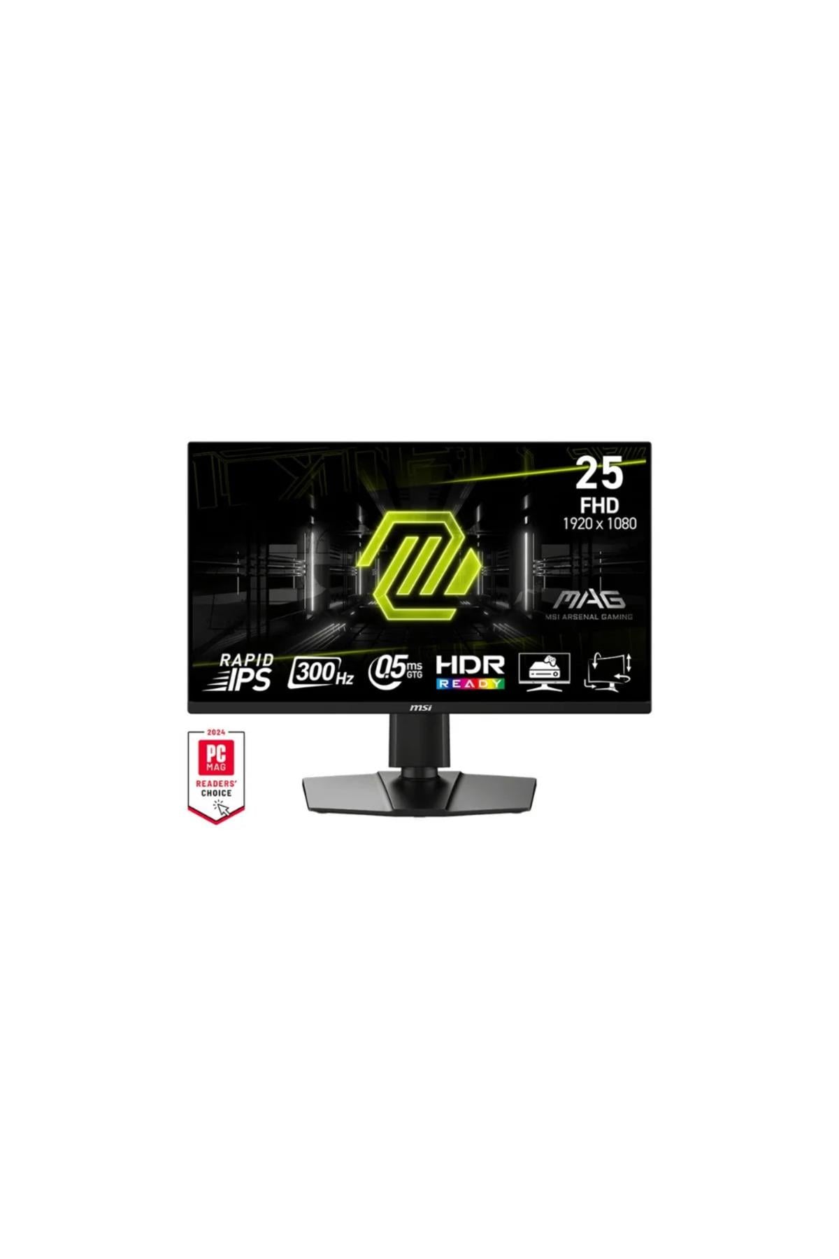 MAG 255PXF 24.5 1920x1080 FHD 300Hz 0.5ms HDMI DP FreeSync Premium IPS Gaming Monitör