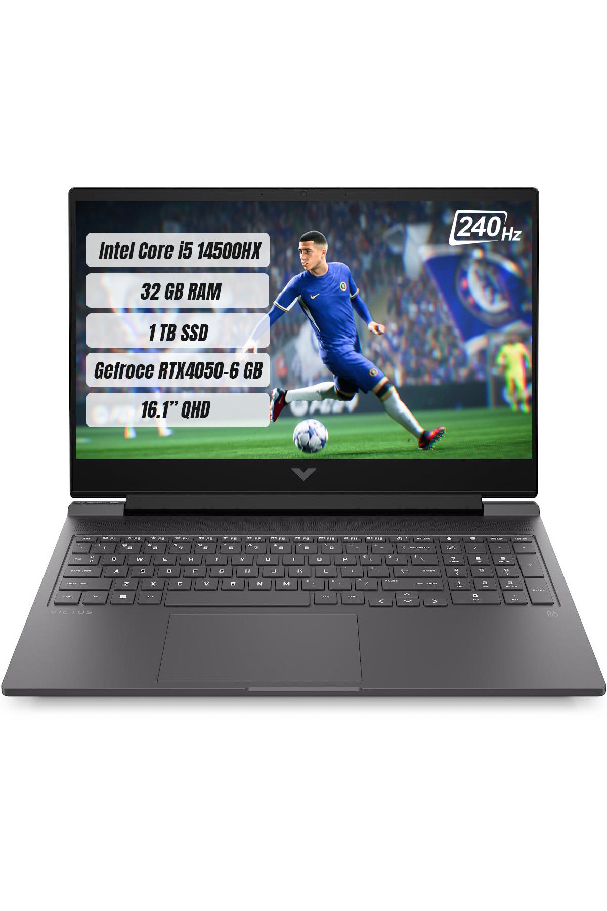 HP Victus 16-R1000NT Intel Core i5 14500HX 32 GB 1 TB SSD RTX4050-6GB Freedos 16.1