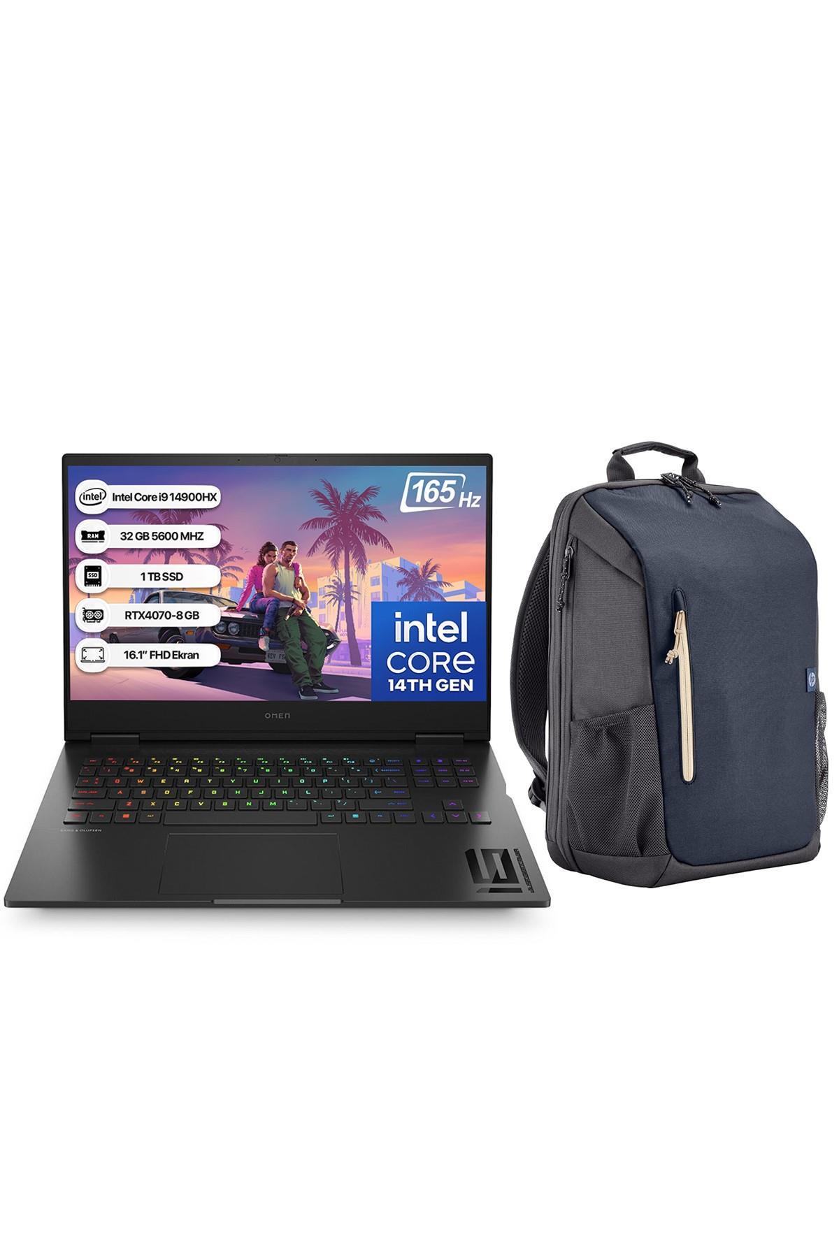 HP OMEN 16-WF1015NT Intel Core i9 14900HX 32 GB 1 TB SSD RTX4070-8GB Dos 16.1