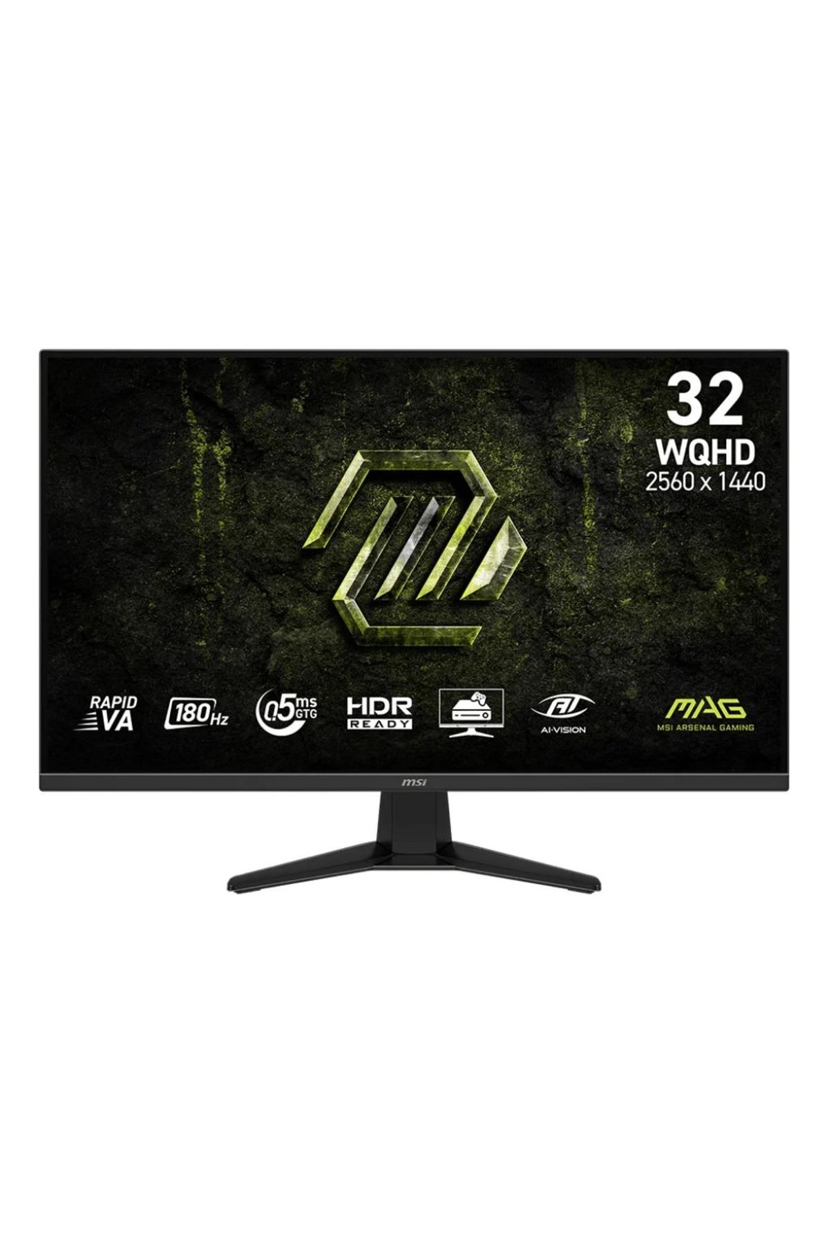 MAG 325QF E18V 31.5 2560x1440 WQHD 180Hz 0.5ms HDMI DP Adaptive Sync Gaming Monitör