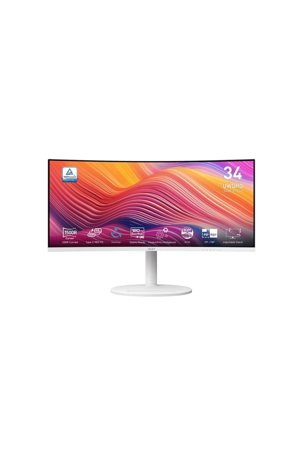 Modern MD342CQPW 34 3440x1440 120Hz 1ms HDMI DP Type-C Adaptive Sync Monitör