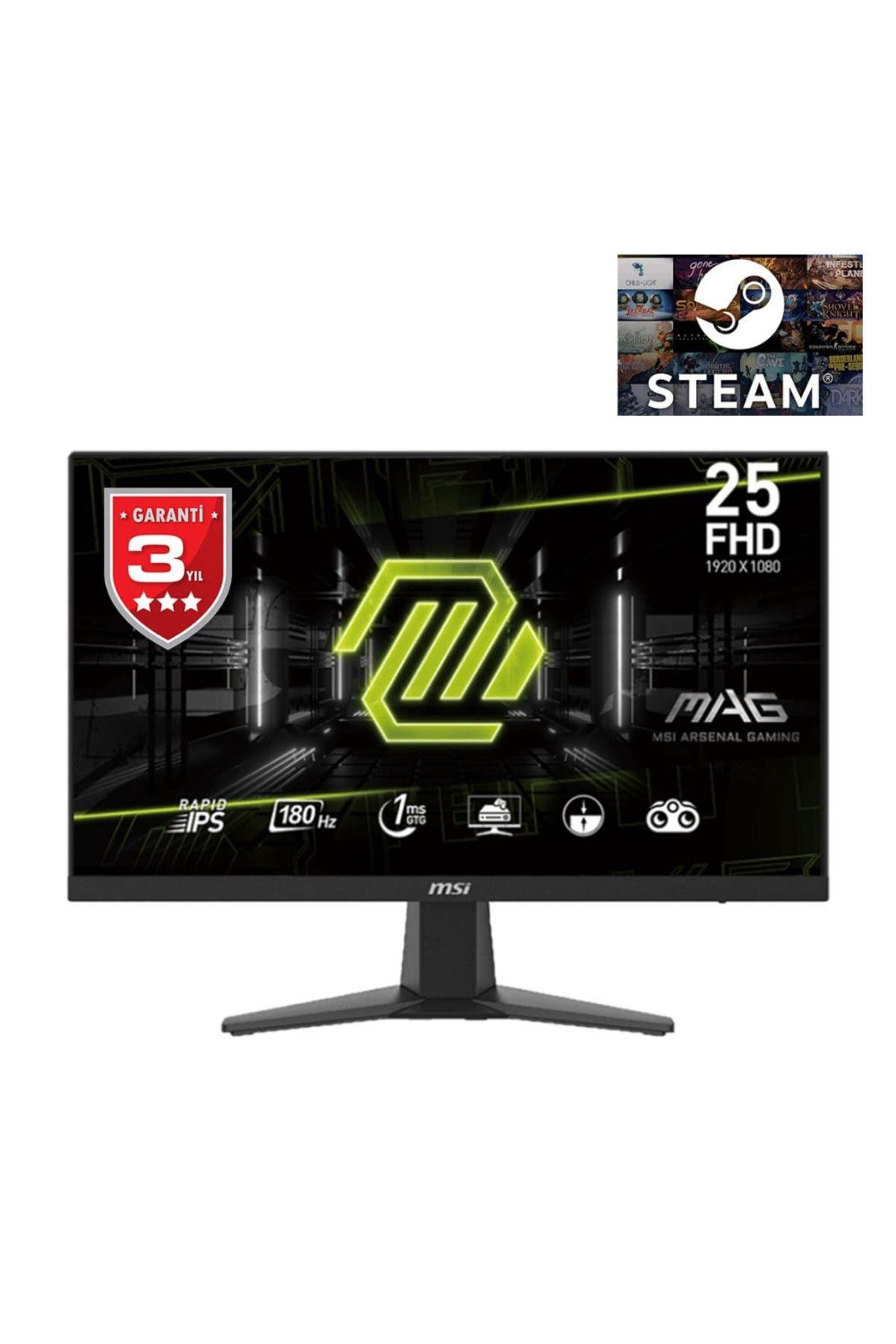 MAG 256F 24.5 1920x1080 180Hz 1ms HDMI DP Type-C Adaptive Sync Gaming Monitör