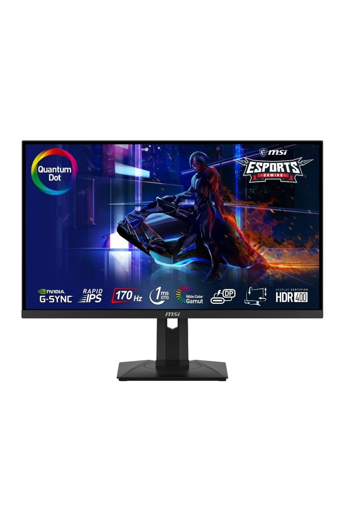 MSI 27'' G274QPF QD 170Hz 1ms(GtG) HDMI DP HDR400 FreeSync Premium WQHD Rapid IPS Gaming Monitör