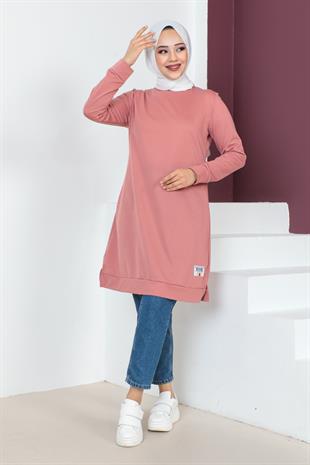 Armalı Tesettür Tunik-Gülkurusu