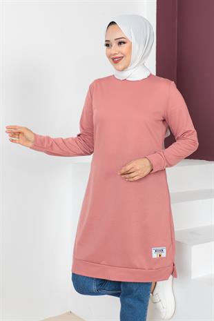 Armalı Tesettür Tunik-Gülkurusu